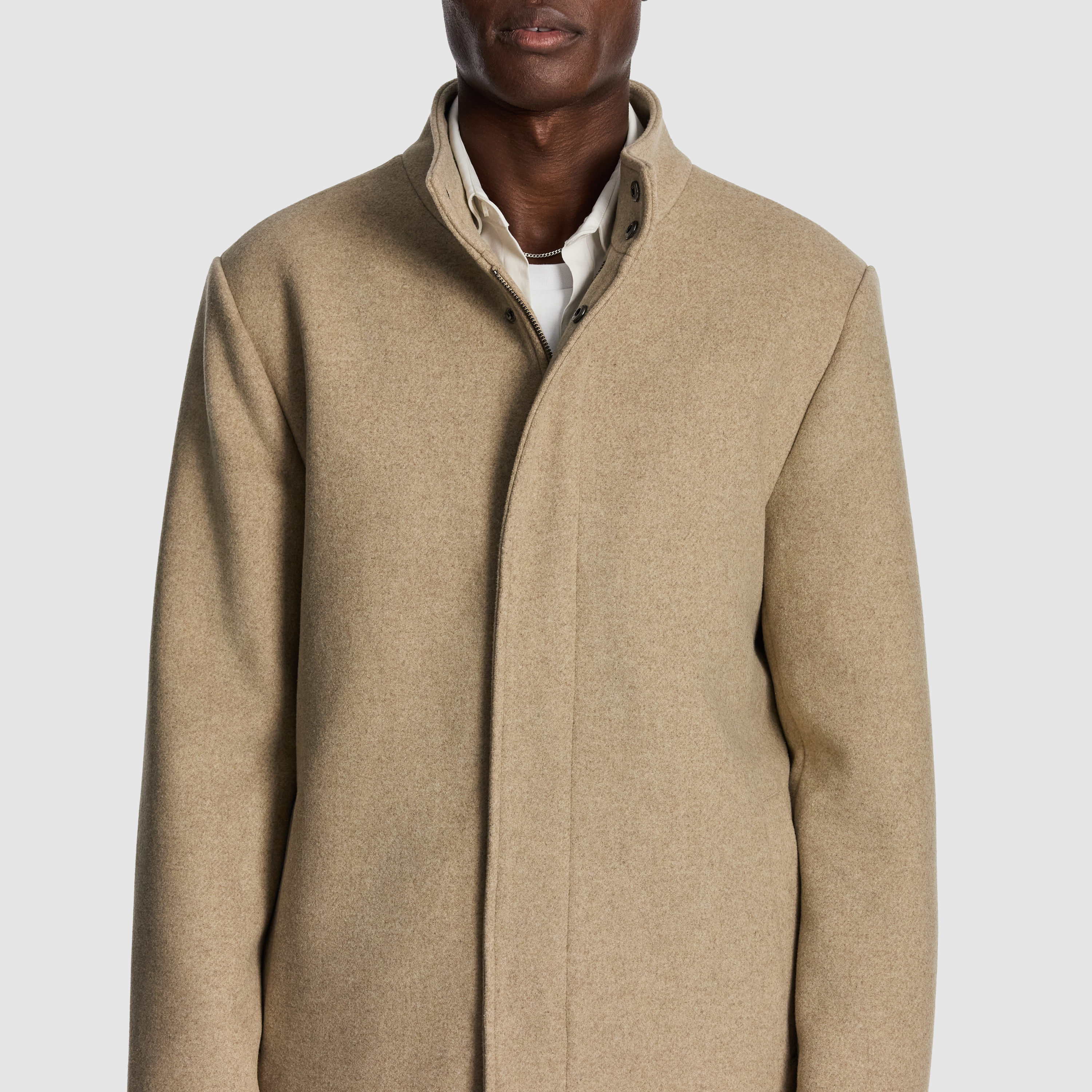 Natural Lincoln Melton Coat