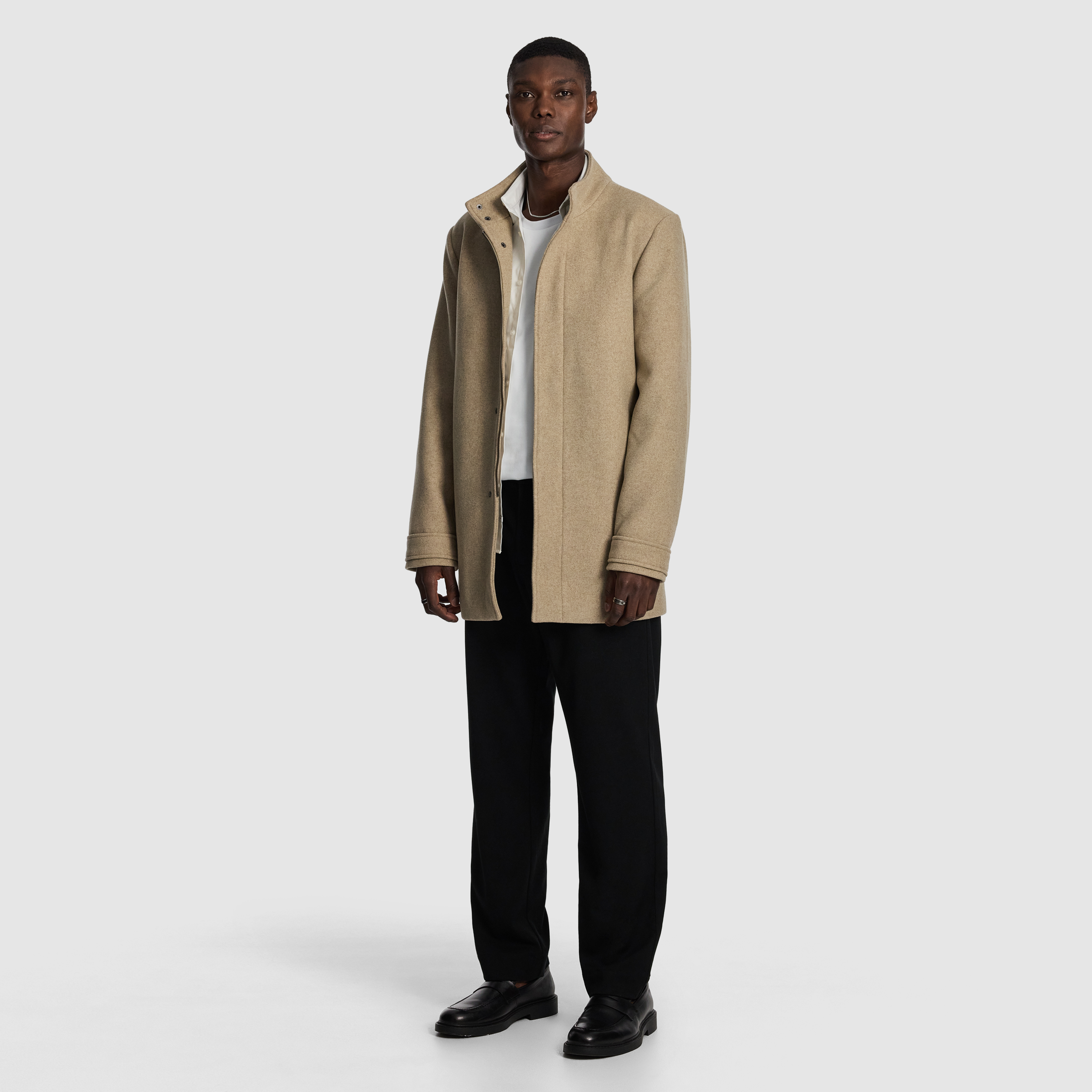 Natural Lincoln Melton Coat
