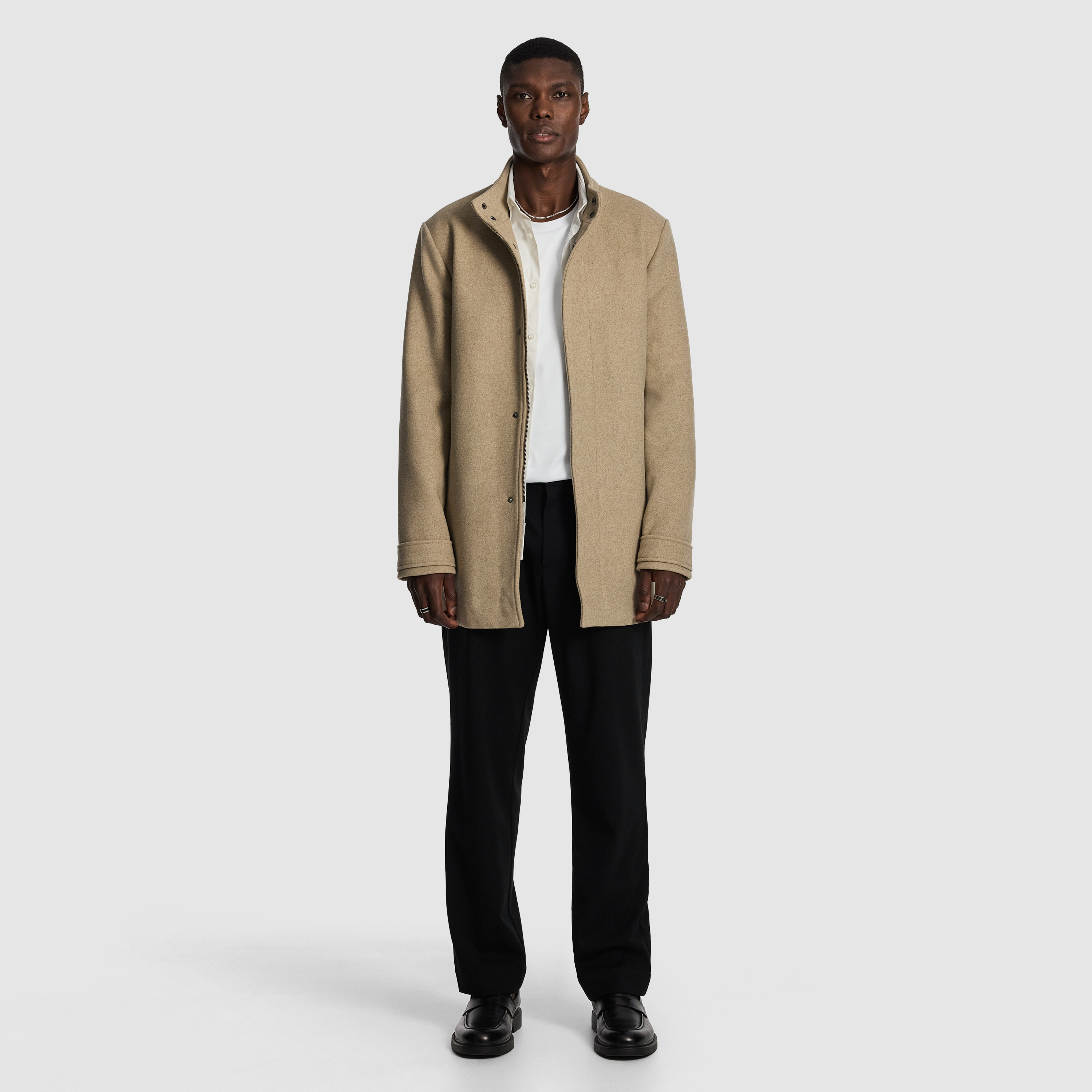 Natural Lincoln Melton Coat