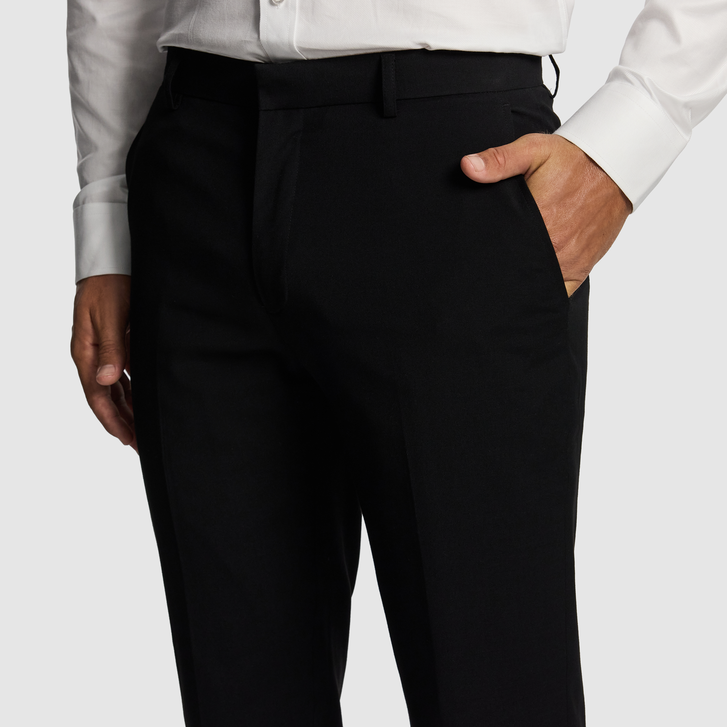 Black Dante Slim Dress Pant