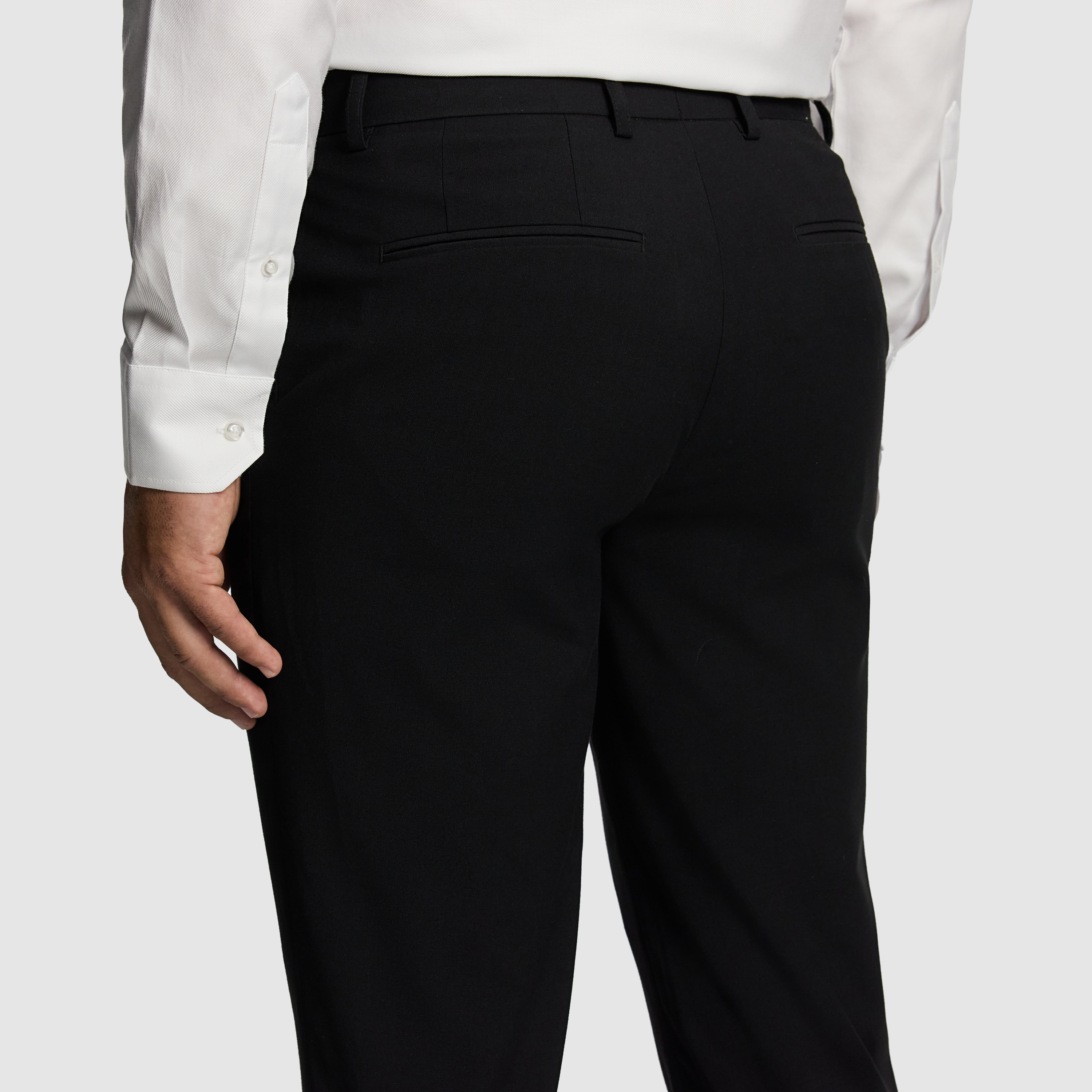 Black Dante Slim Dress Pant