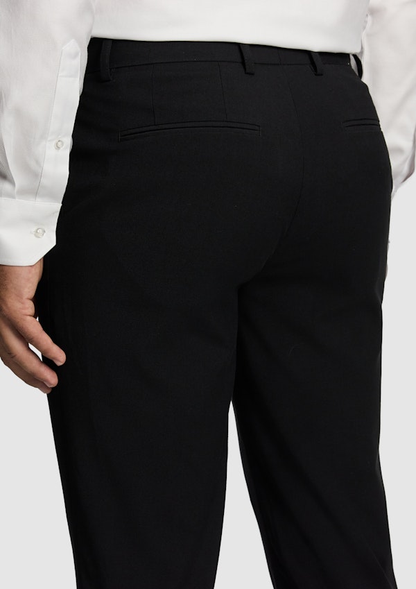 Black Dante Slim Dress Pant
