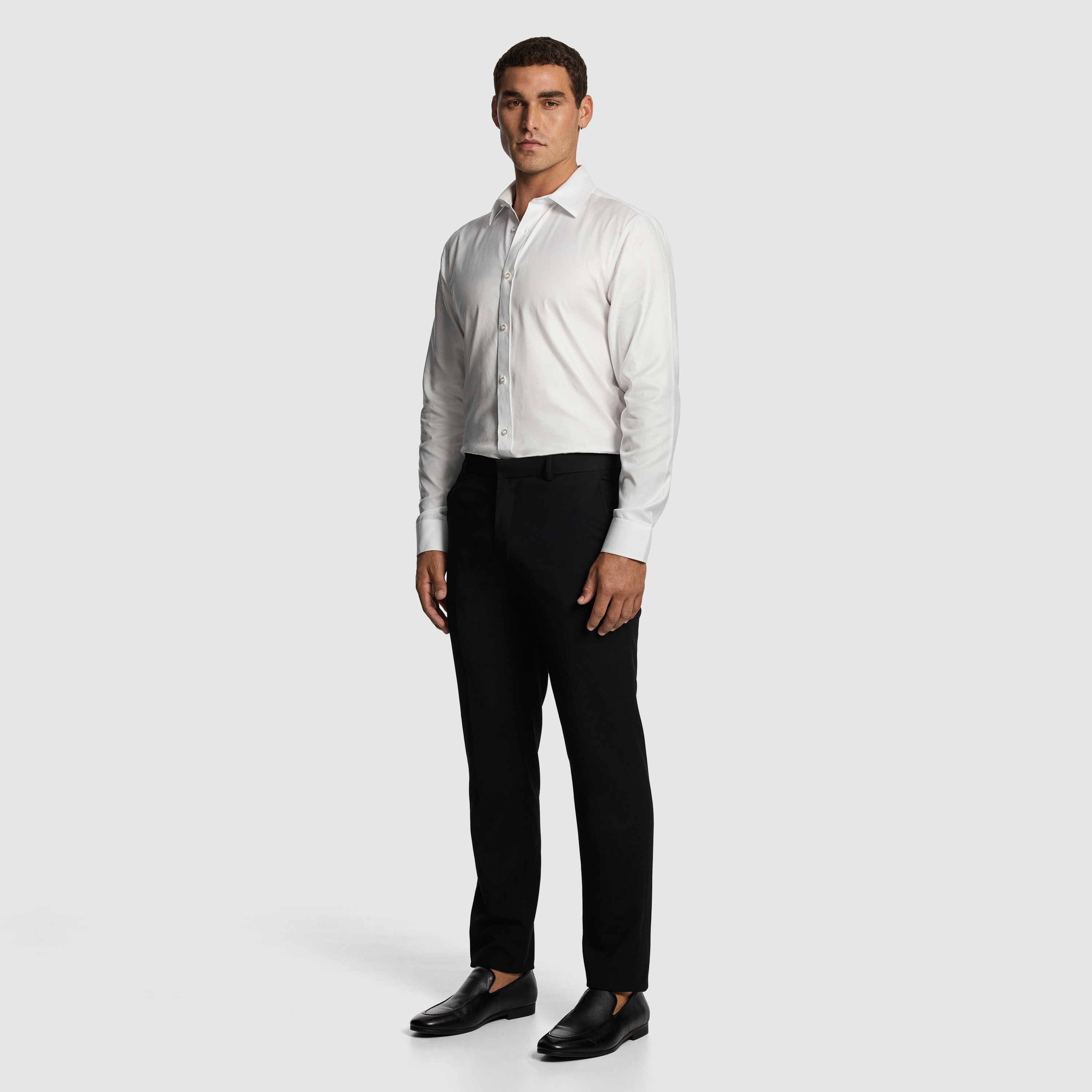 Black Dante Slim Dress Pant