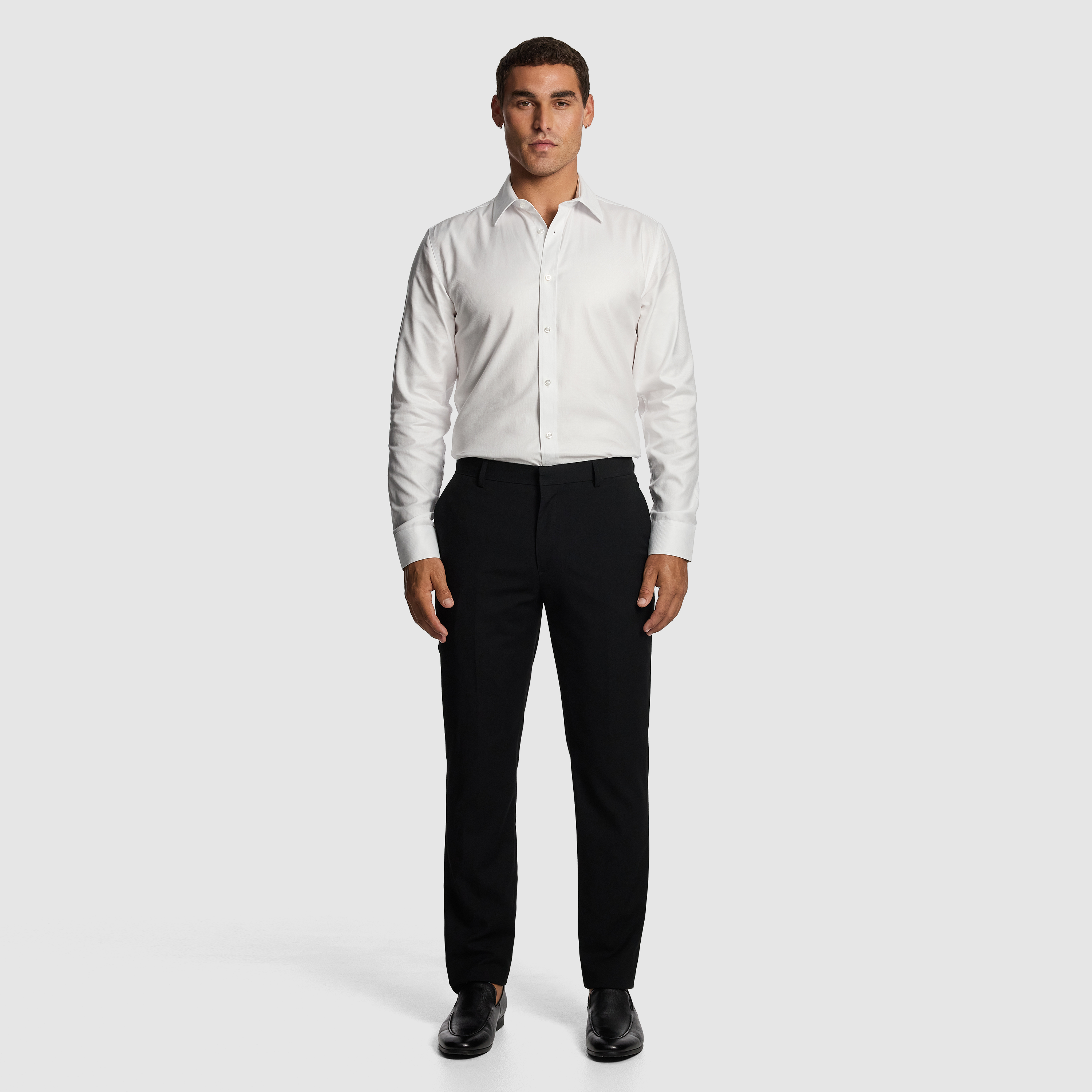 Black Dante Slim Dress Pant