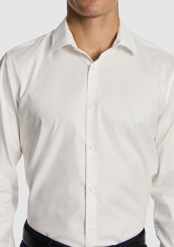 White Supreme Regular Premium Dress Shirt