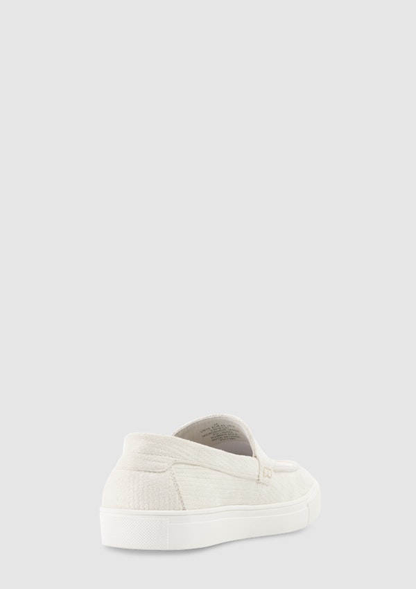 Natural Belfast Suede Slip On Shoe