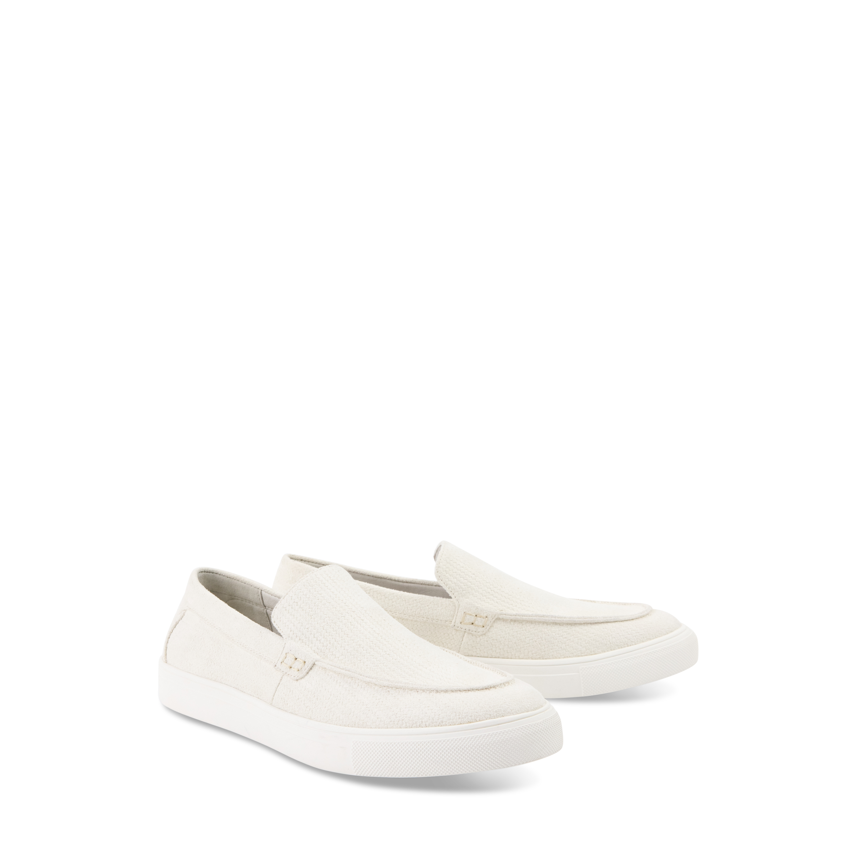 Natural Belfast Suede Slip On Shoe