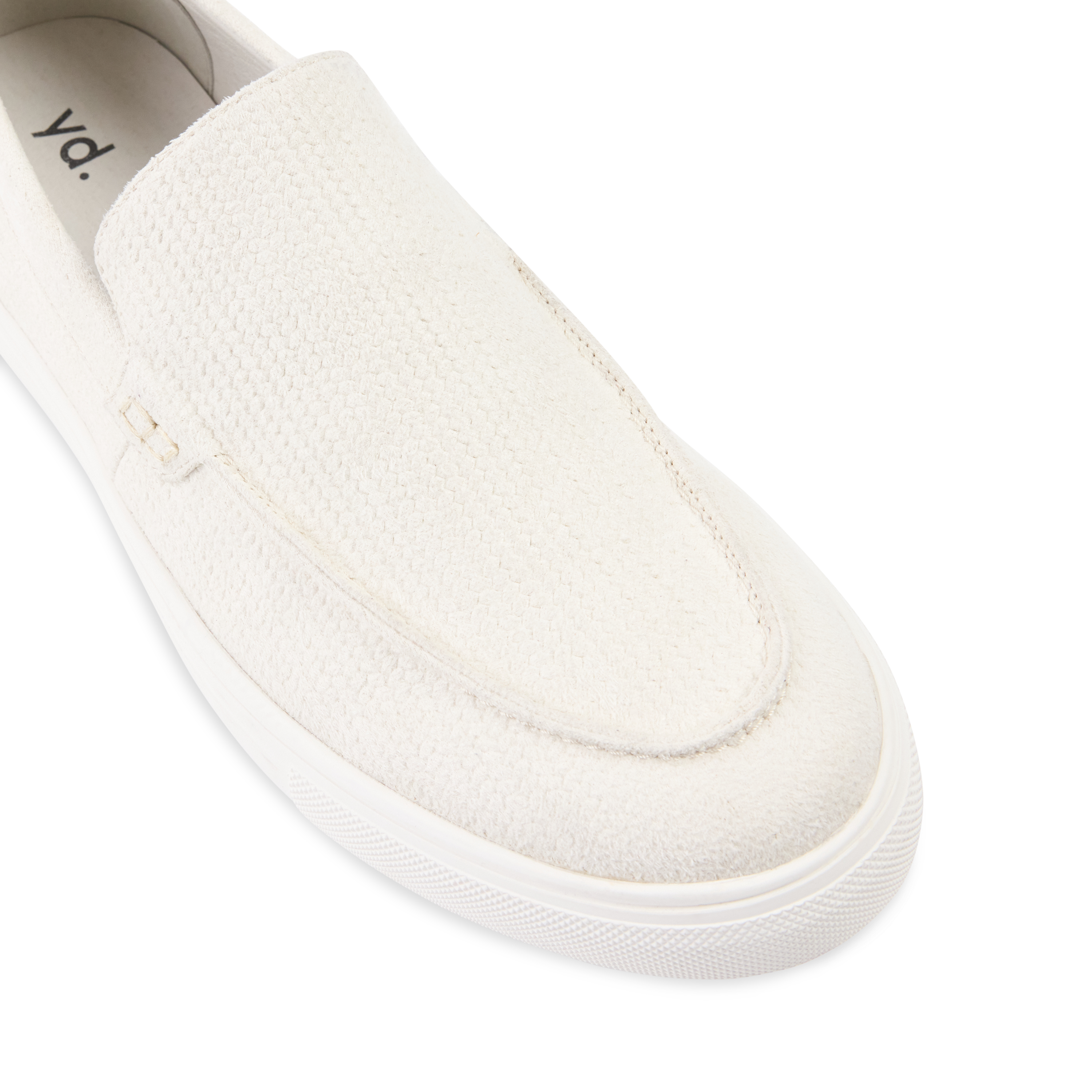 Natural Belfast Suede Slip On Shoe