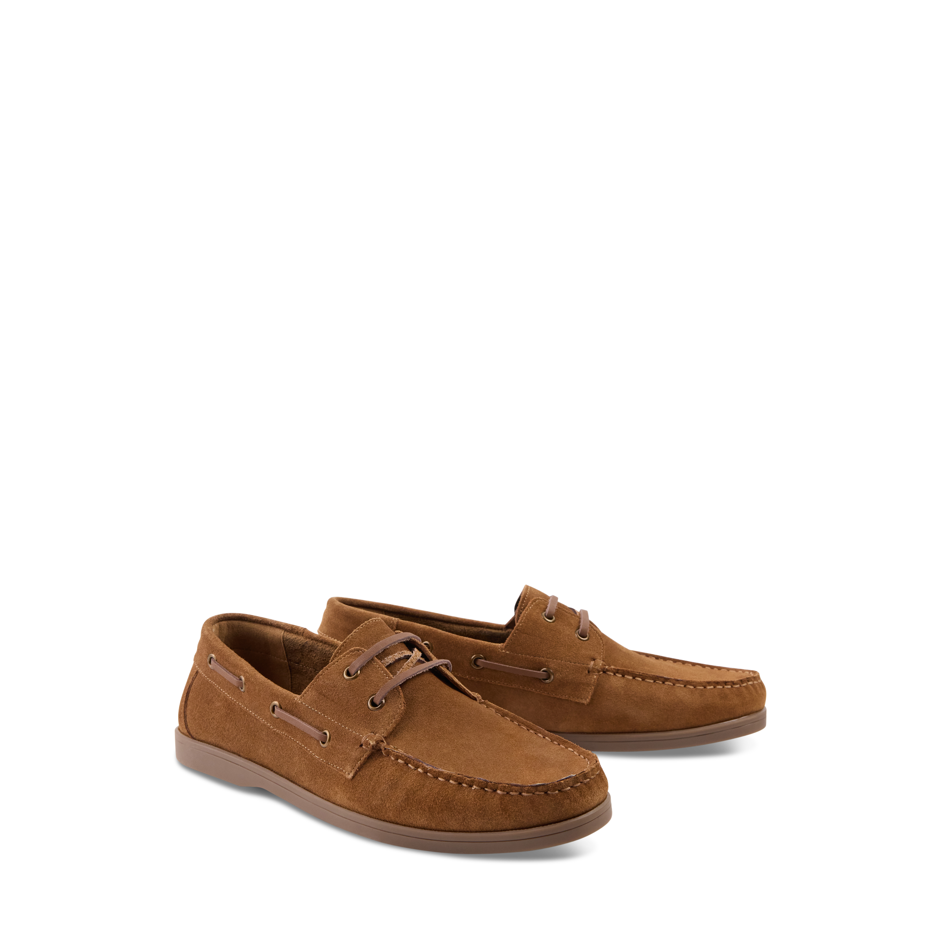 Tan Theo Suede Boat Shoe