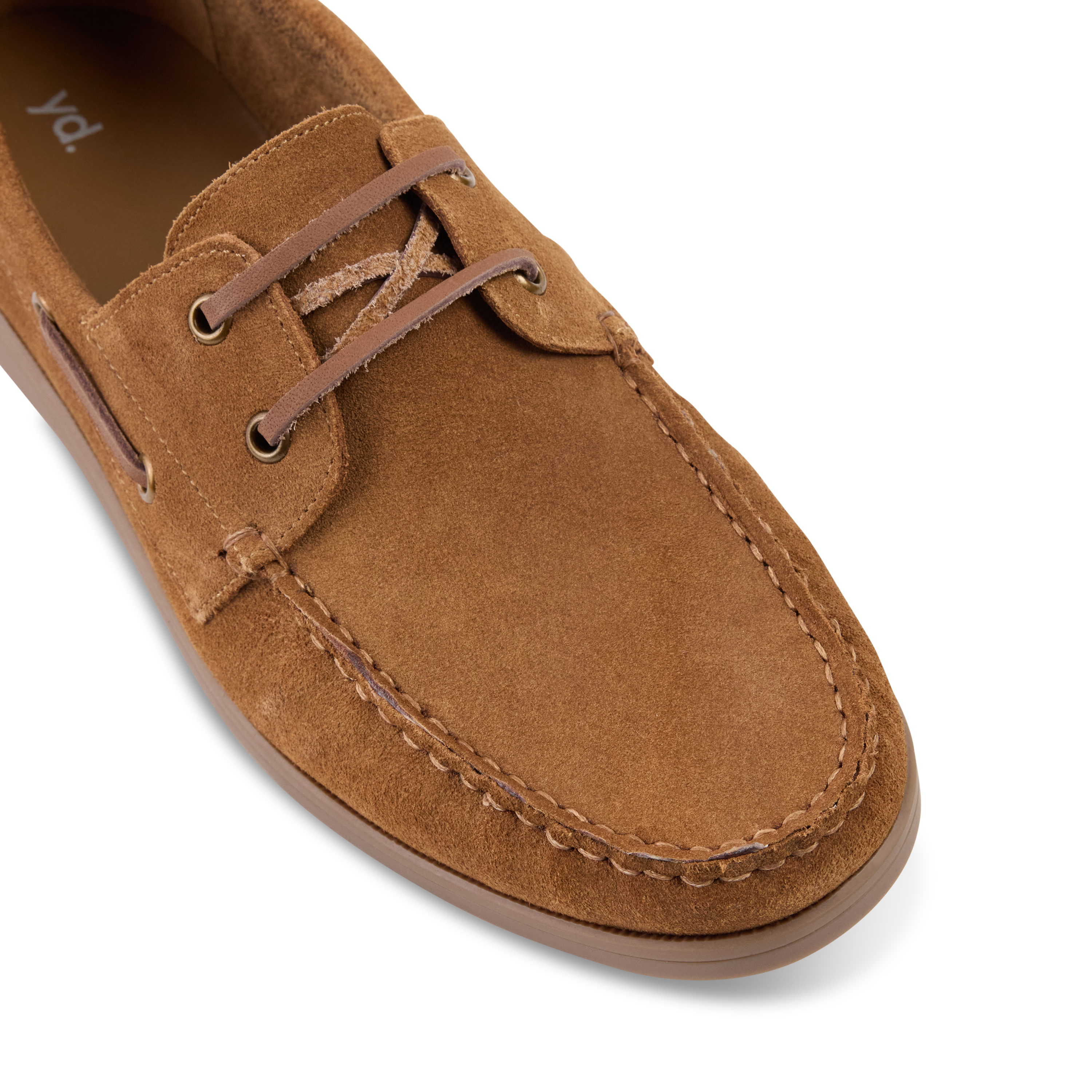 Tan Theo Suede Boat Shoe