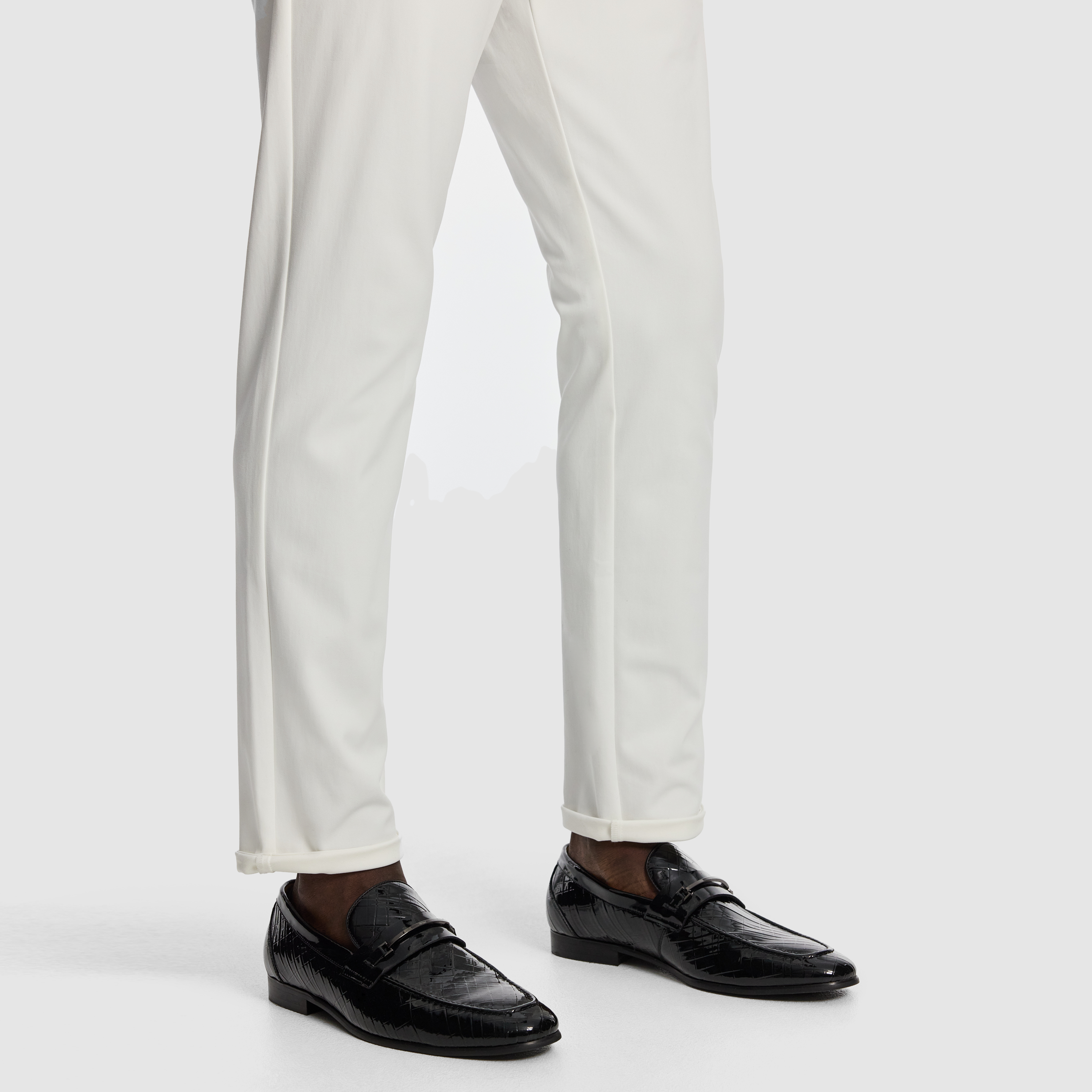 Slick Patent Leather Loafer