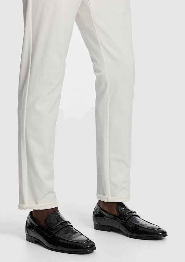 Slick Patent Leather Loafer