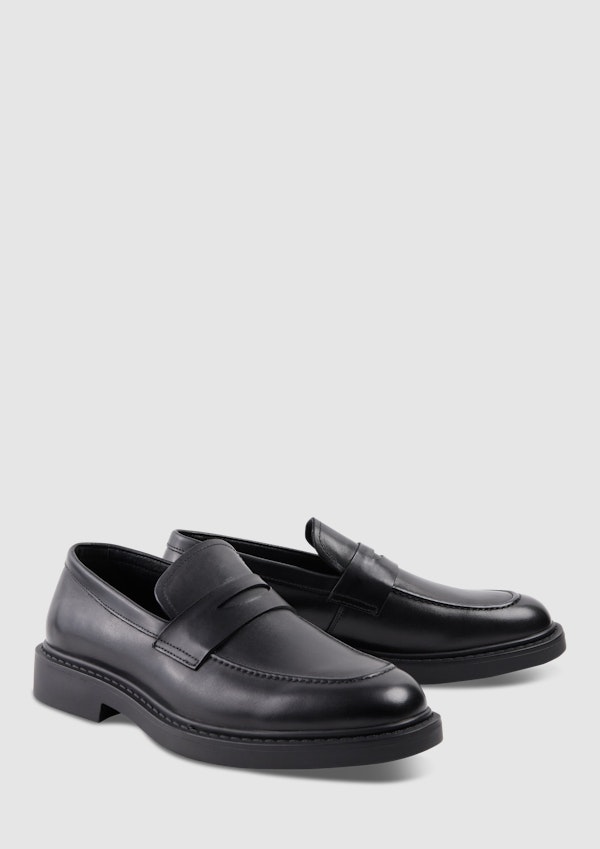 Nolan Penny Leather Loafer