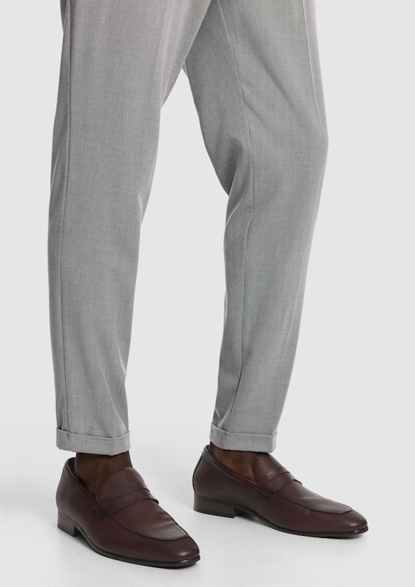 Beau Textured Leather Loafer