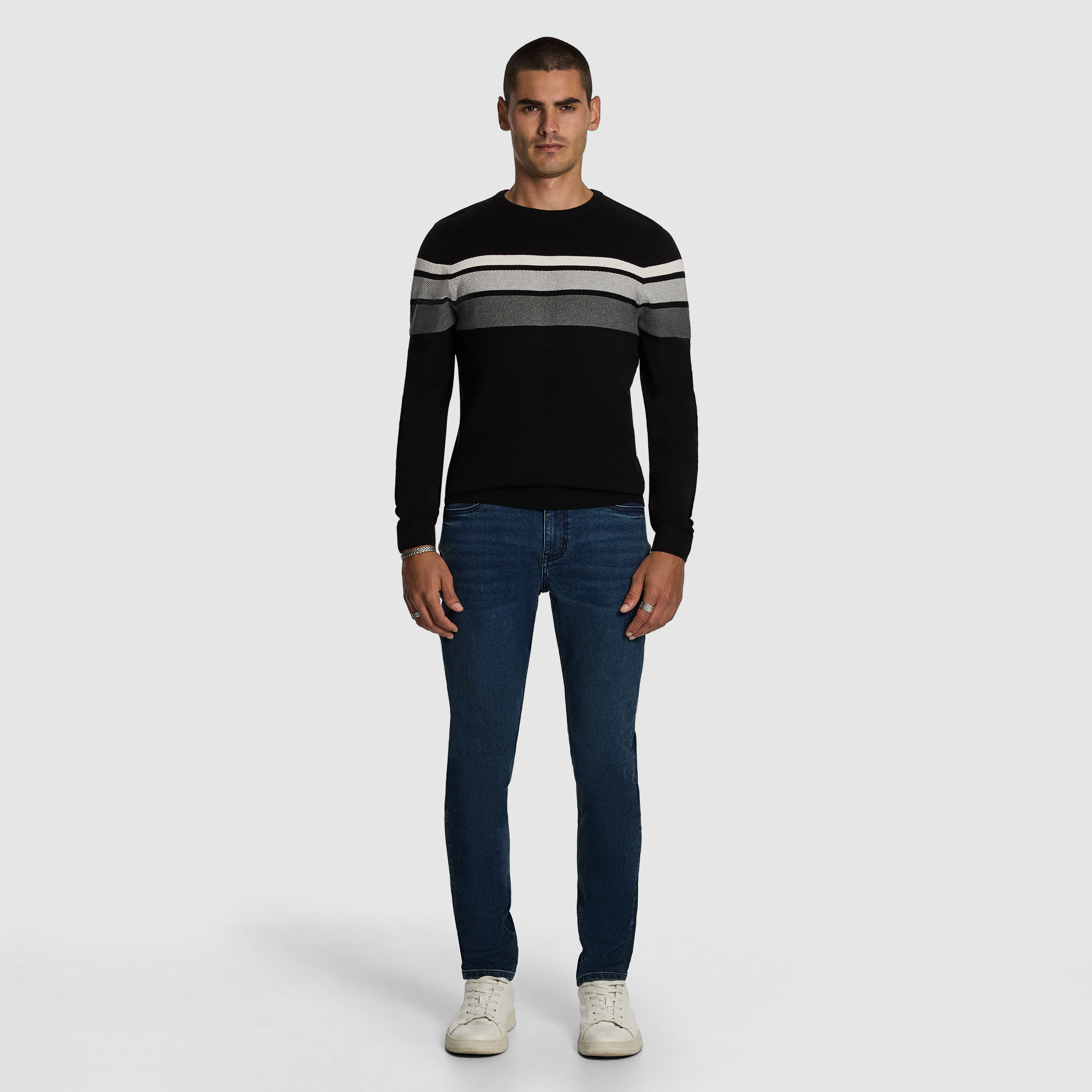 Lucas Splice Crew Neck Knit