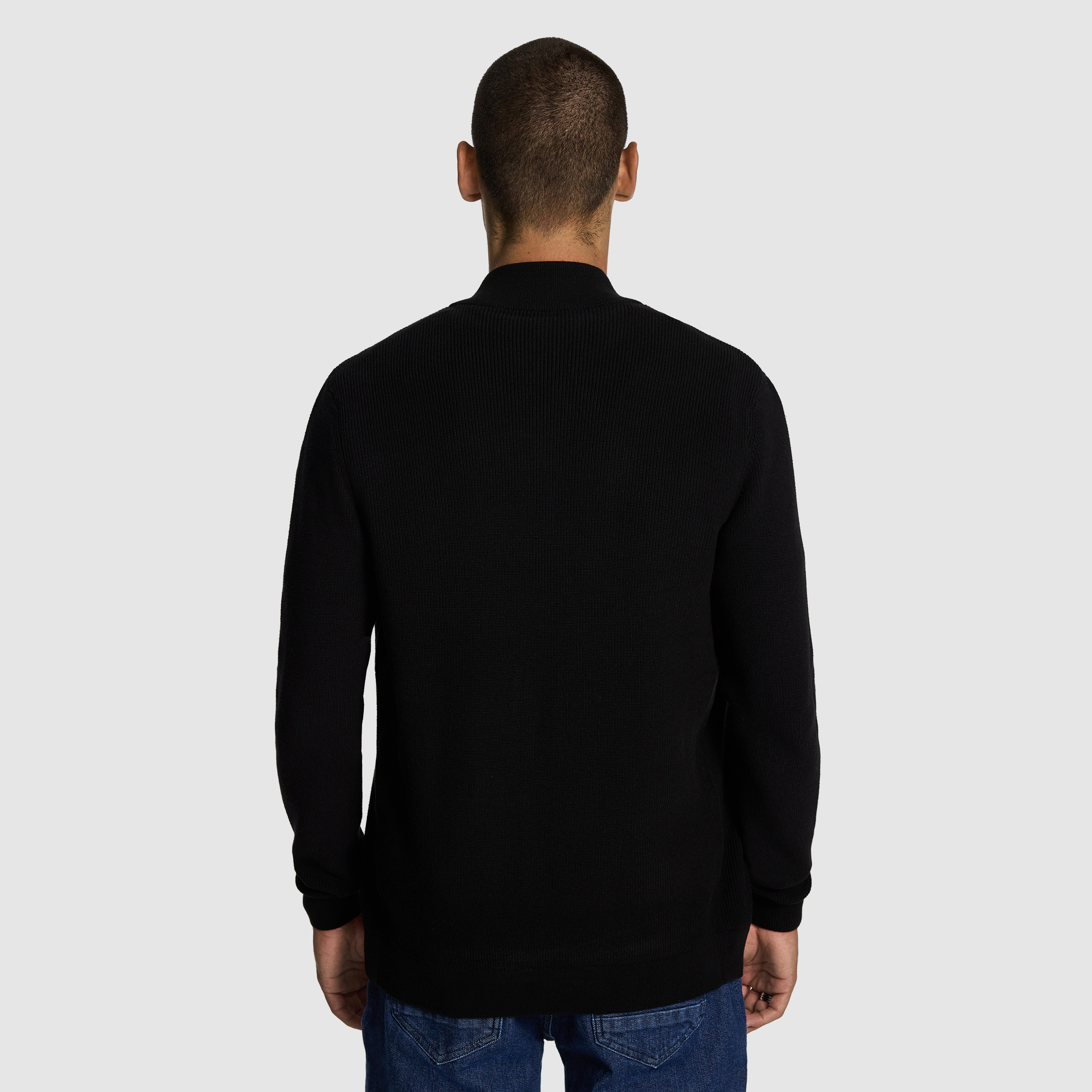 Adam Zip Through Knit Cardigan