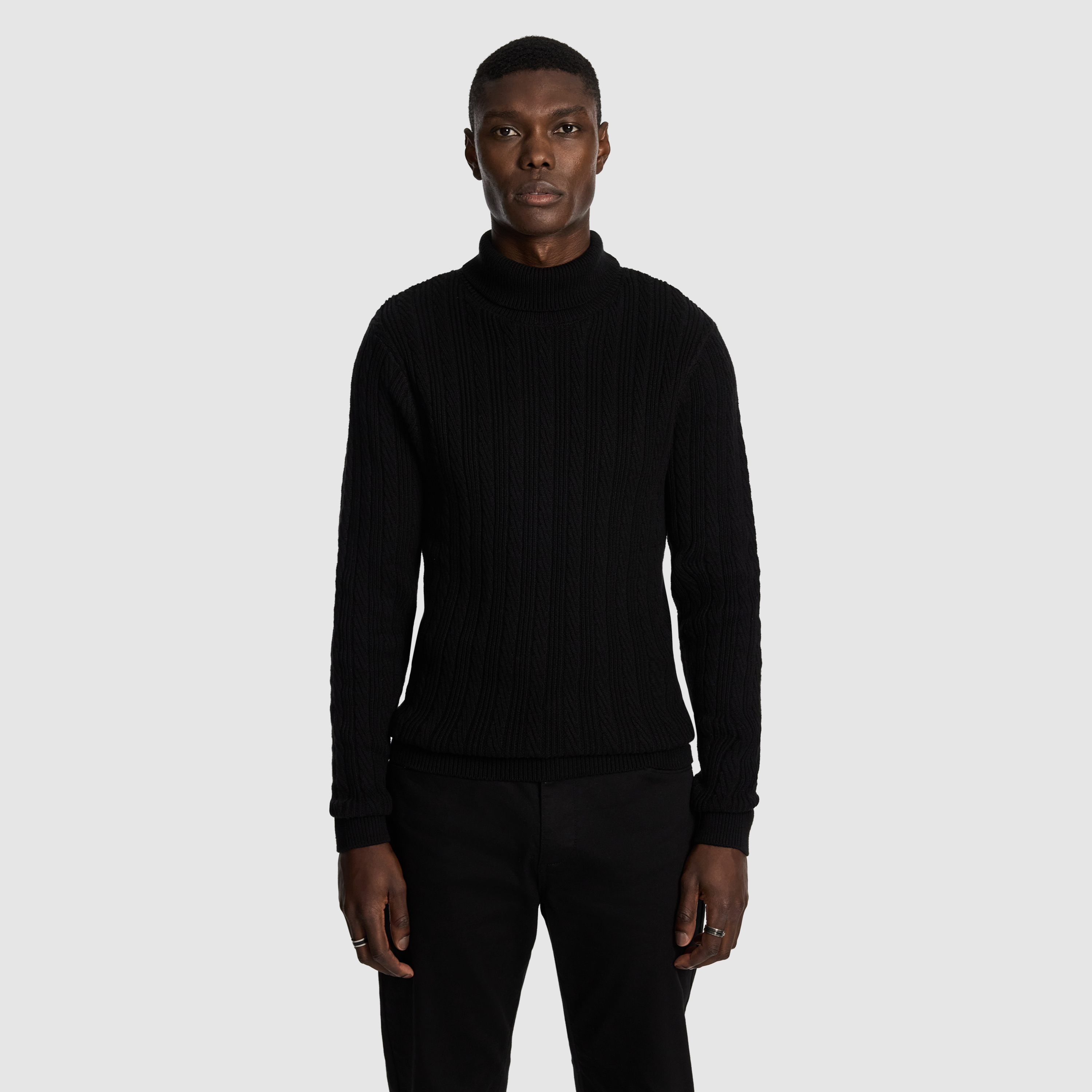 Jimmy Roll Neck Knit Jumper