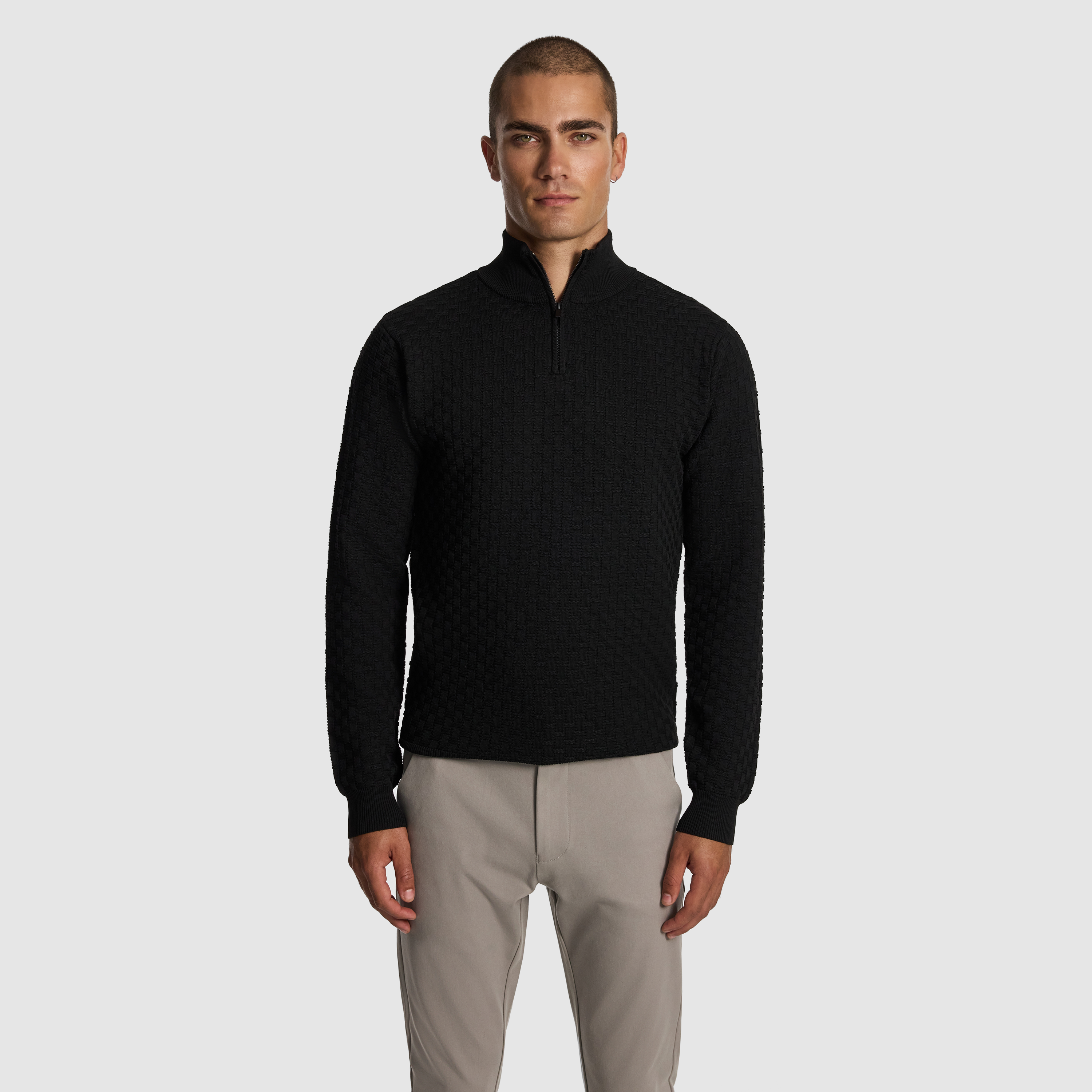 Zane 1/4 Zip Knit Jumper