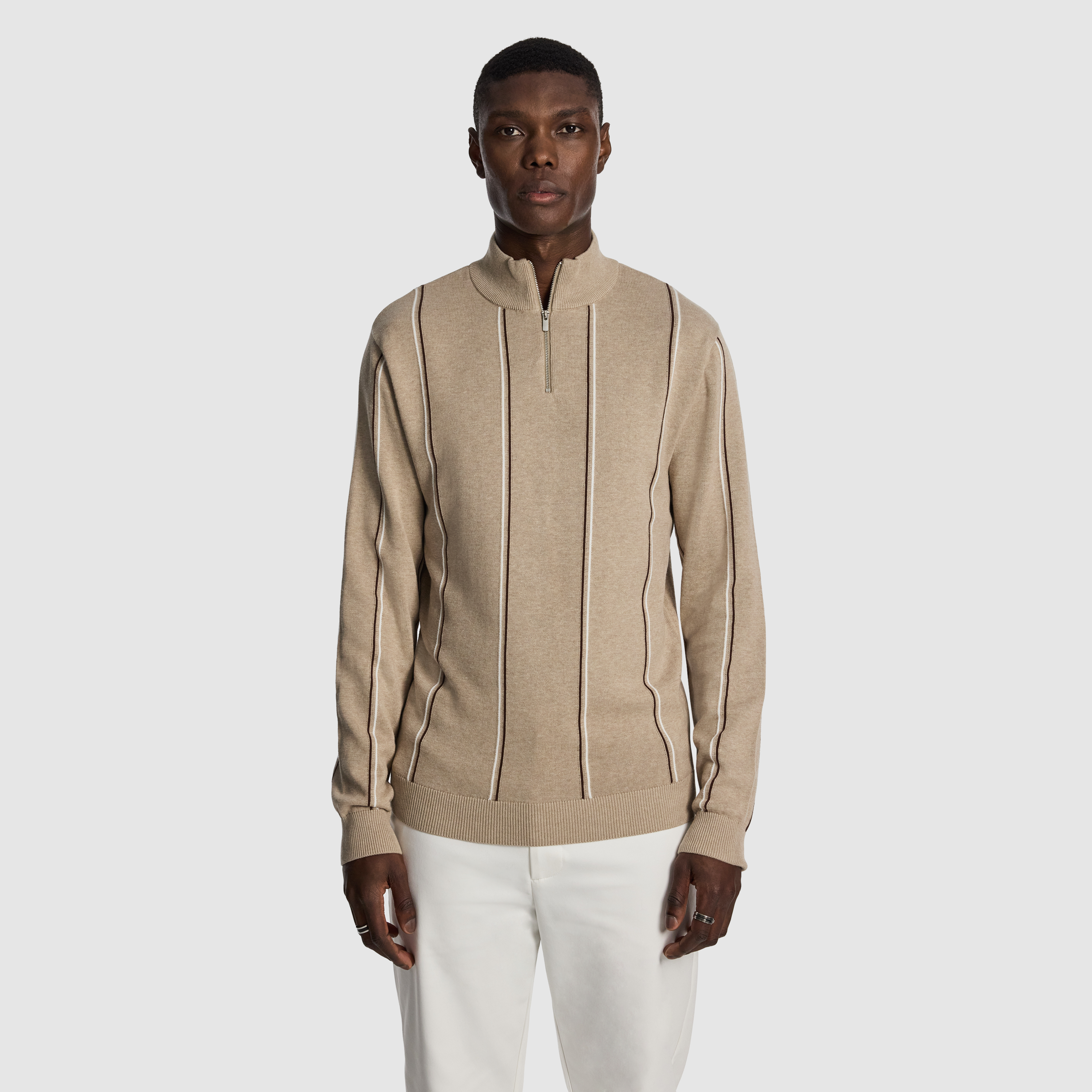Jaxon 1/4 Zip Knit Jumper