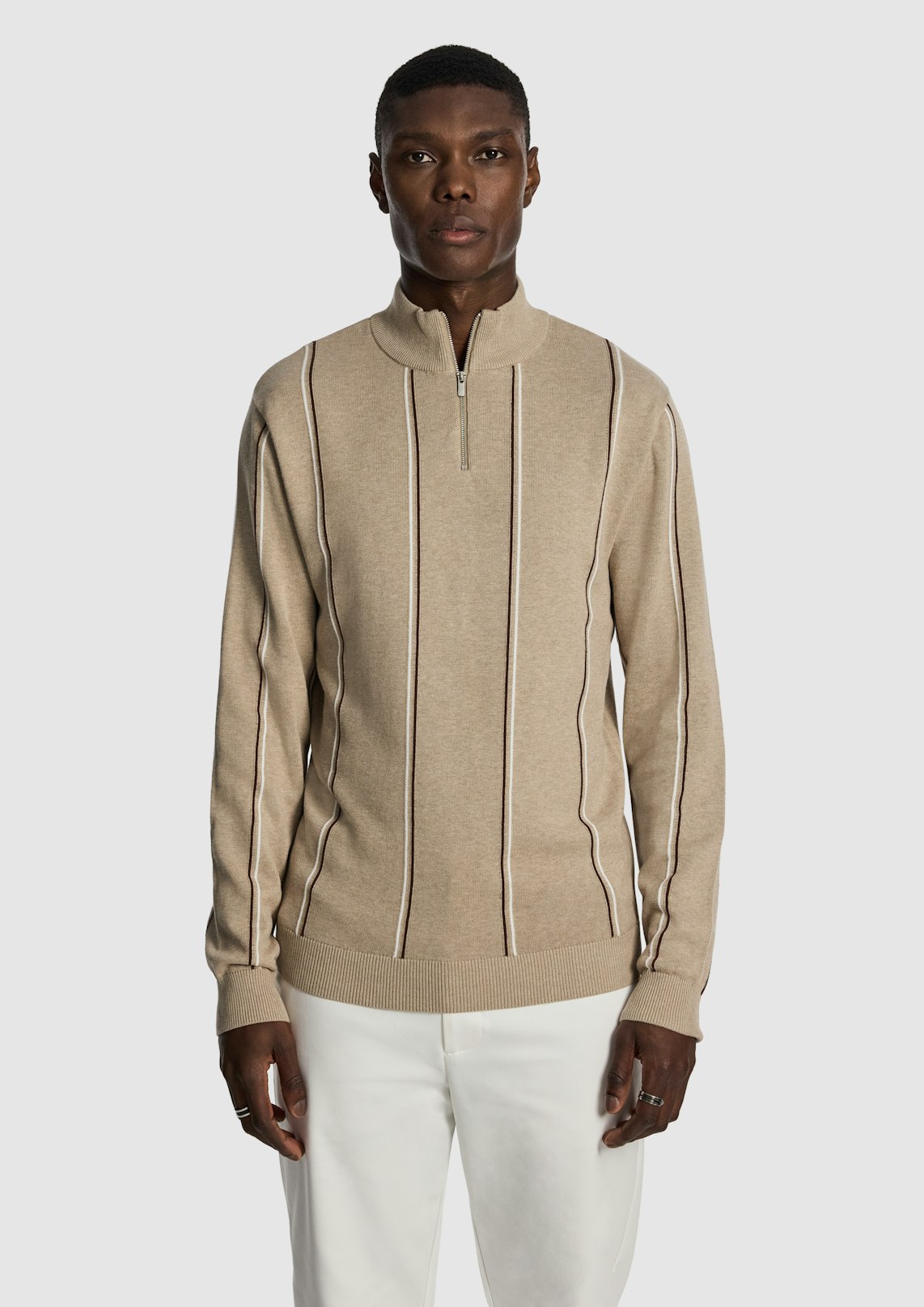 Jaxon 1/4 Zip Knit Jumper