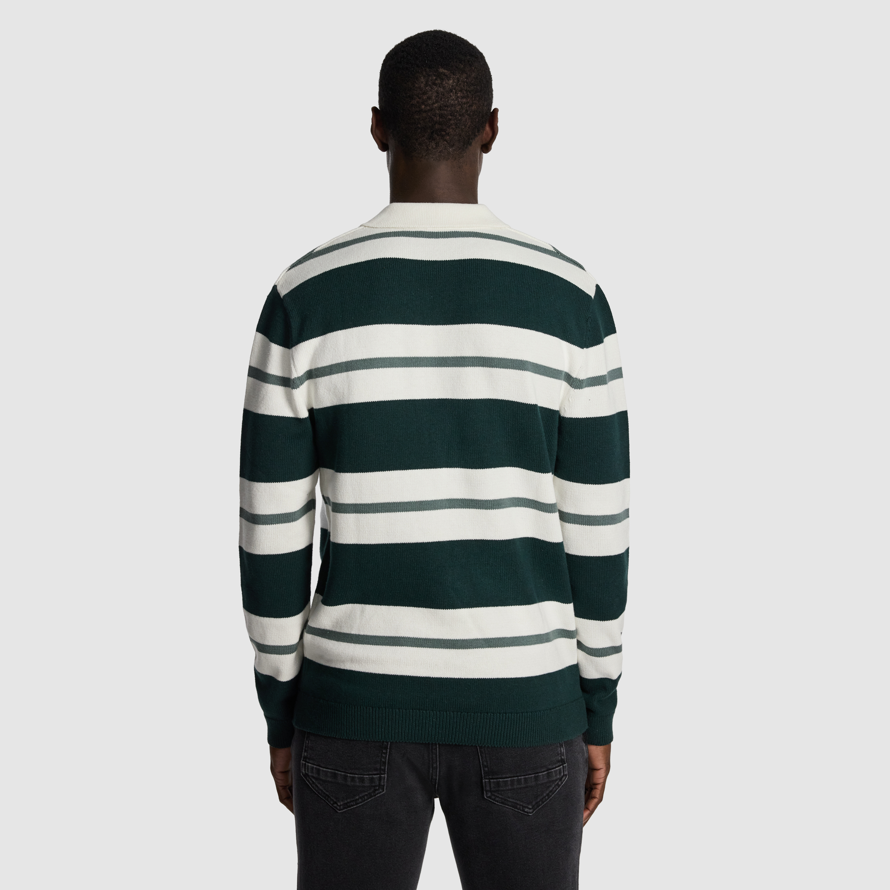 Off White Rex Polo Knit Rugby Jumper