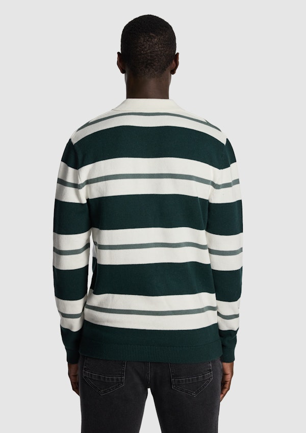 Off White Rex Polo Knit Rugby Jumper