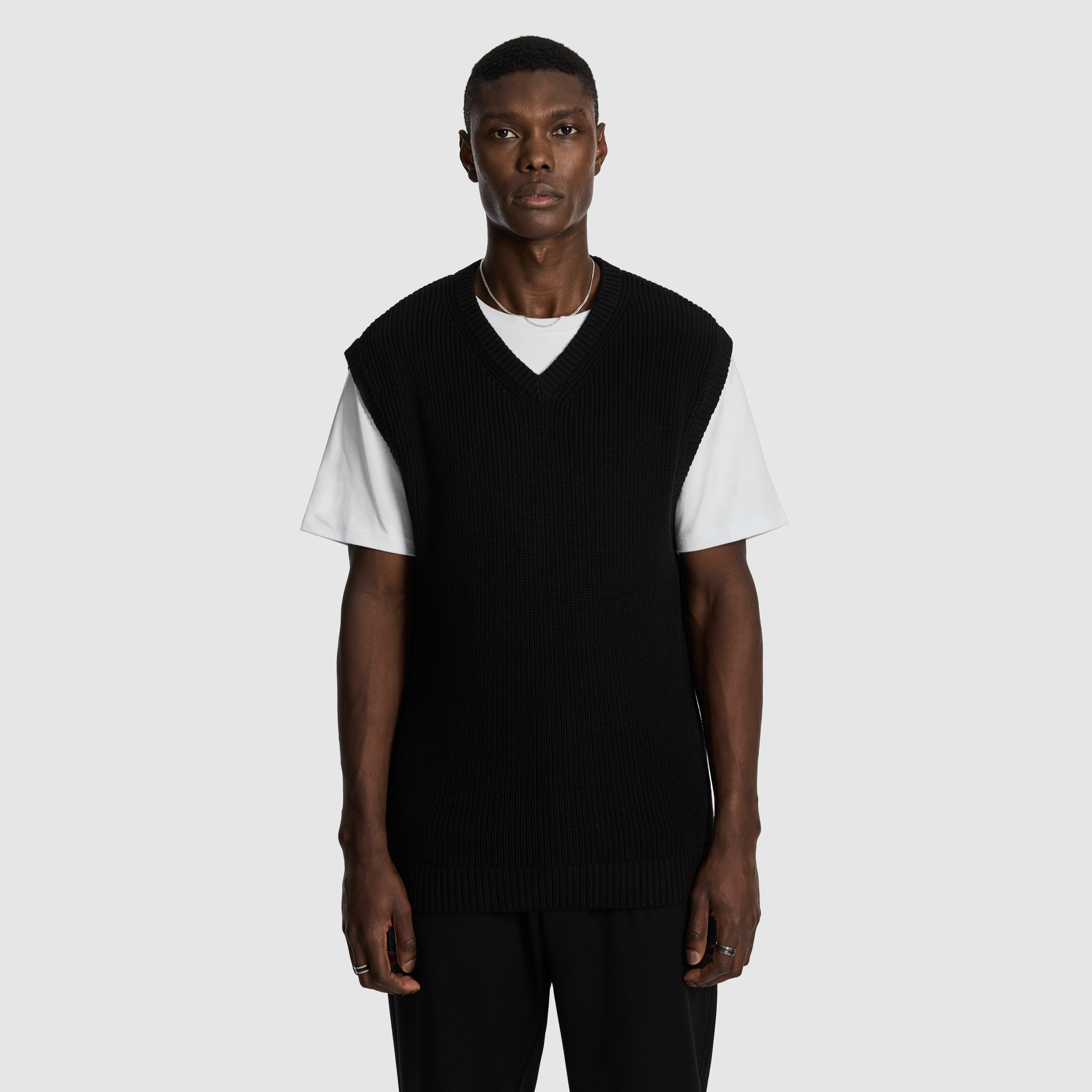 Arlo Knitted Crew Vest