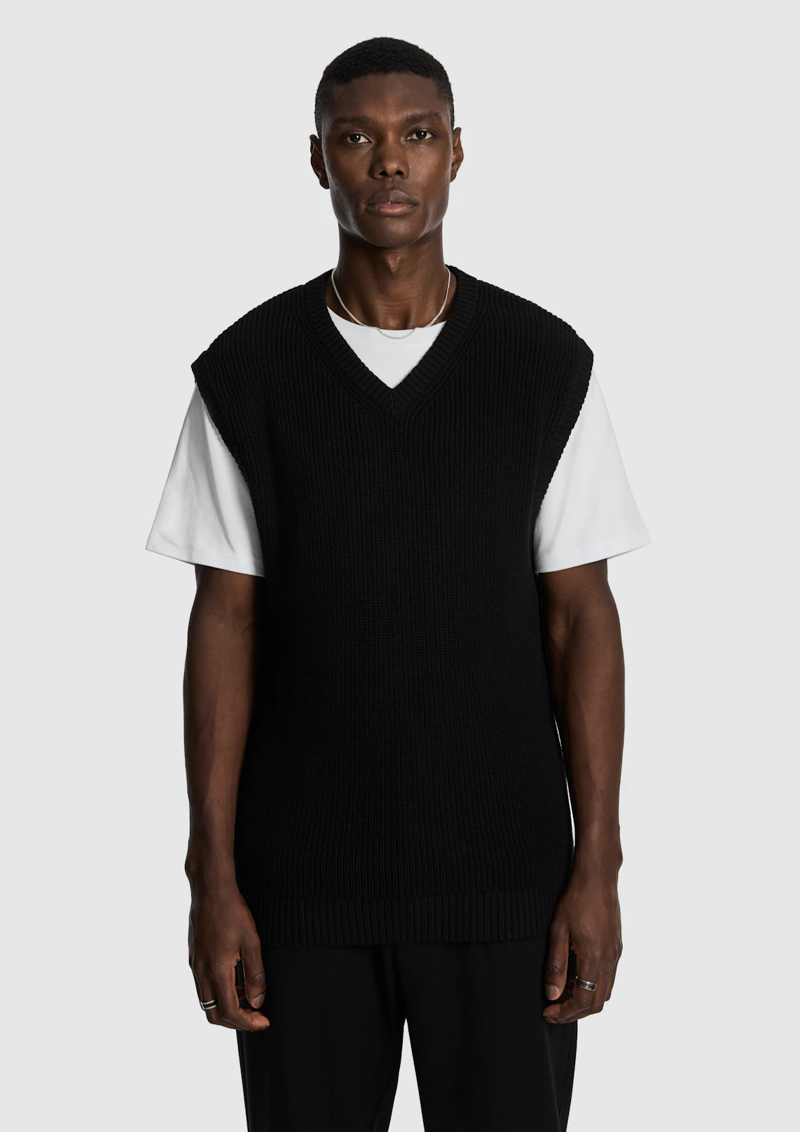 Arlo Knitted Crew Vest