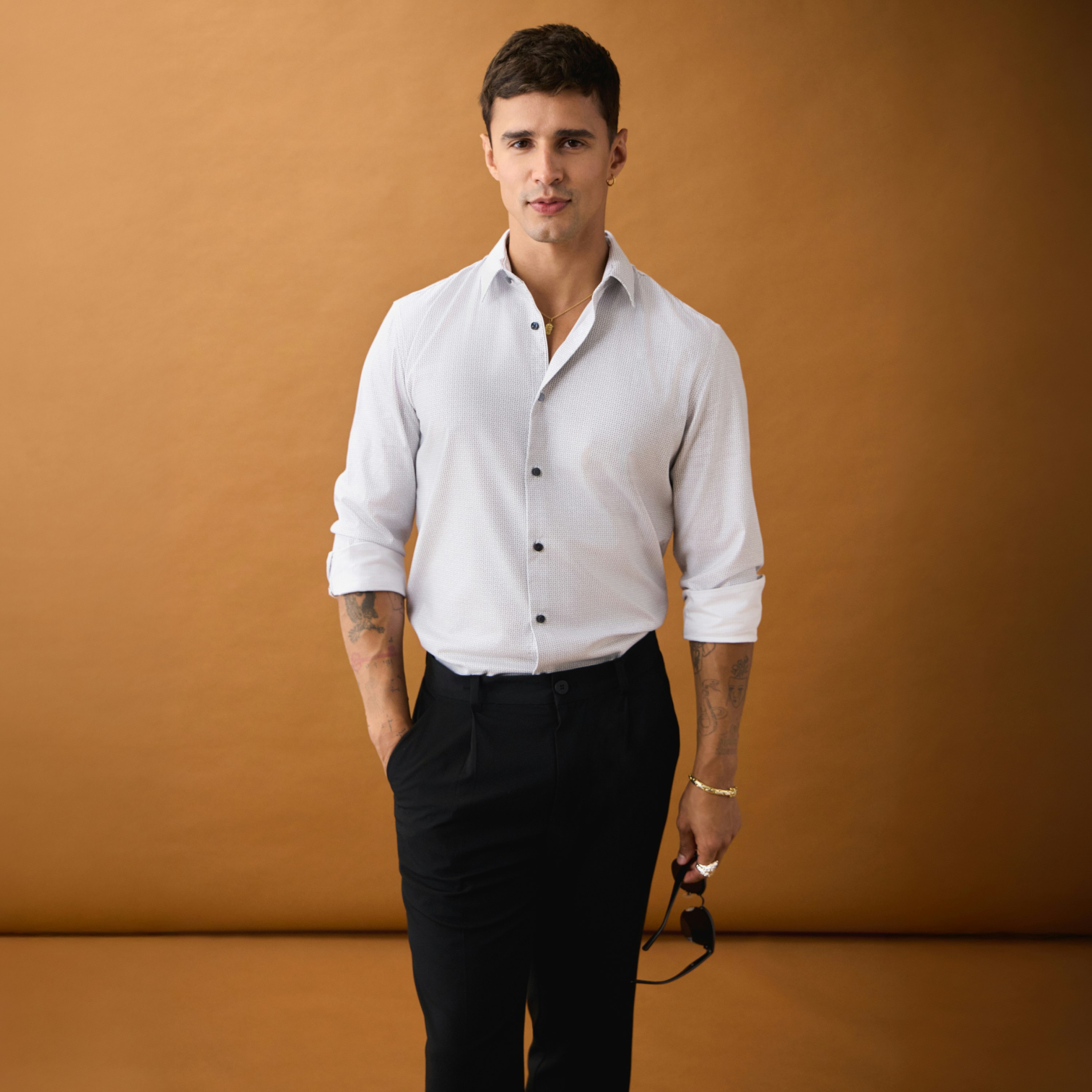  NELSON BAMBOO SHIRT REID TAPERED CHINO LOOK