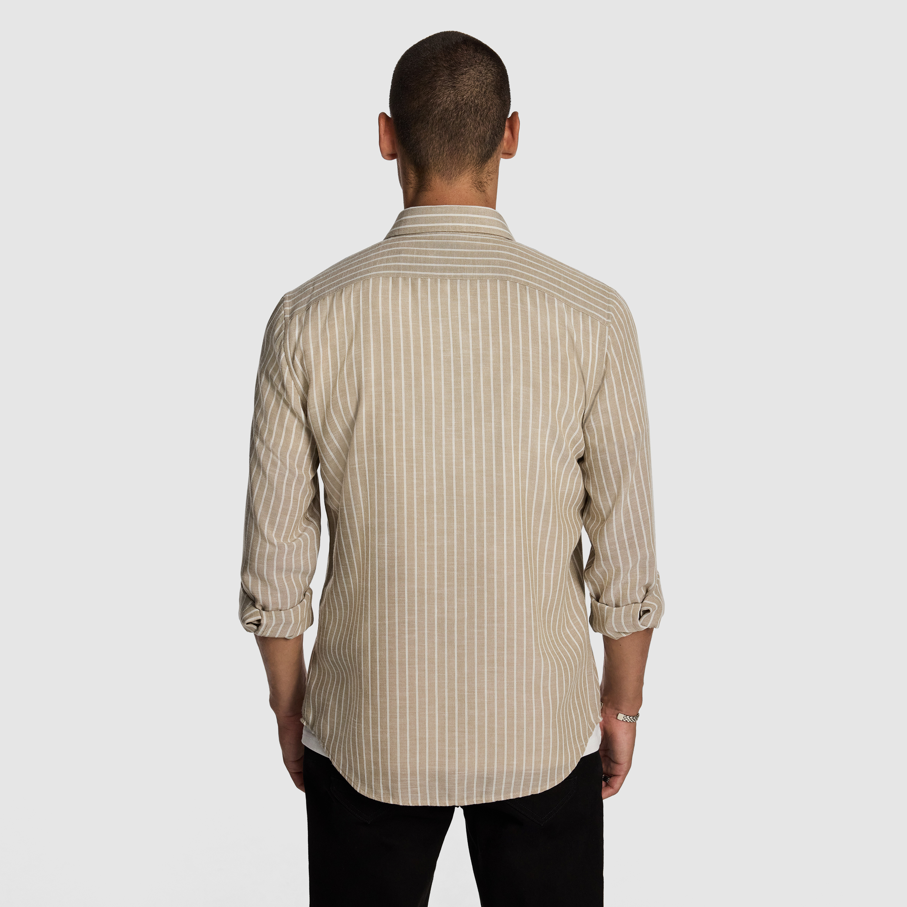 Natural Zyon Stripe Shirt