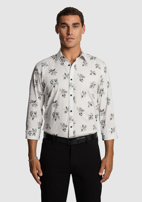 Cedar Slim Floral Shirt