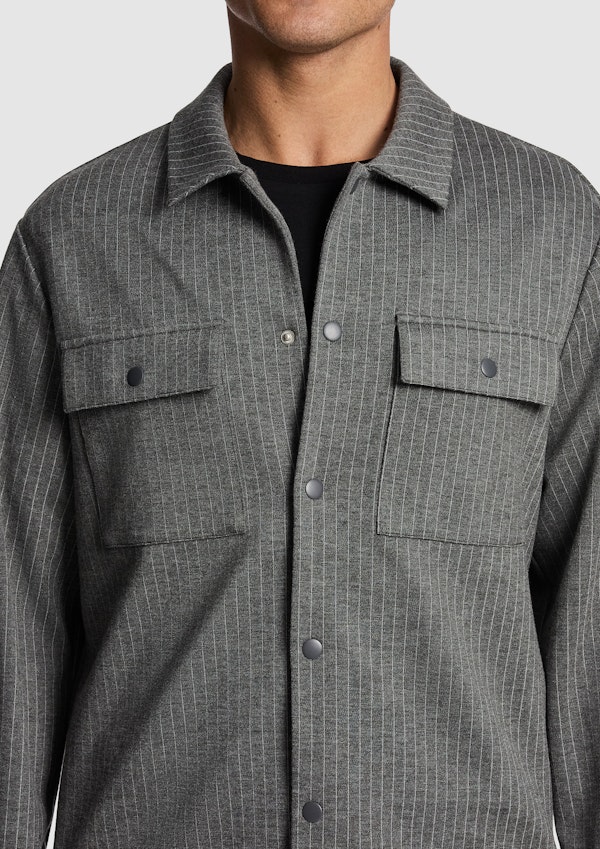 Phoenix Pinstripe Overshirt
