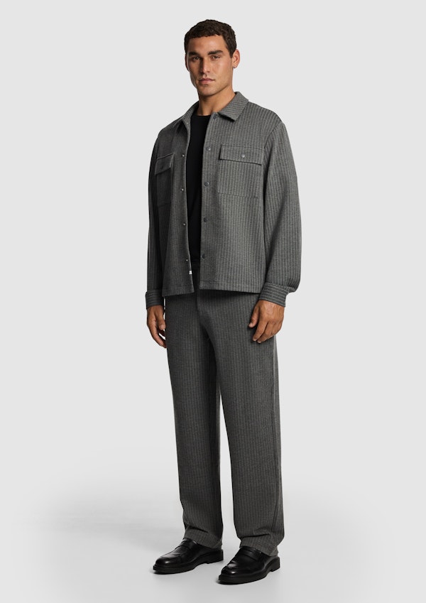 Phoenix Pinstripe Overshirt