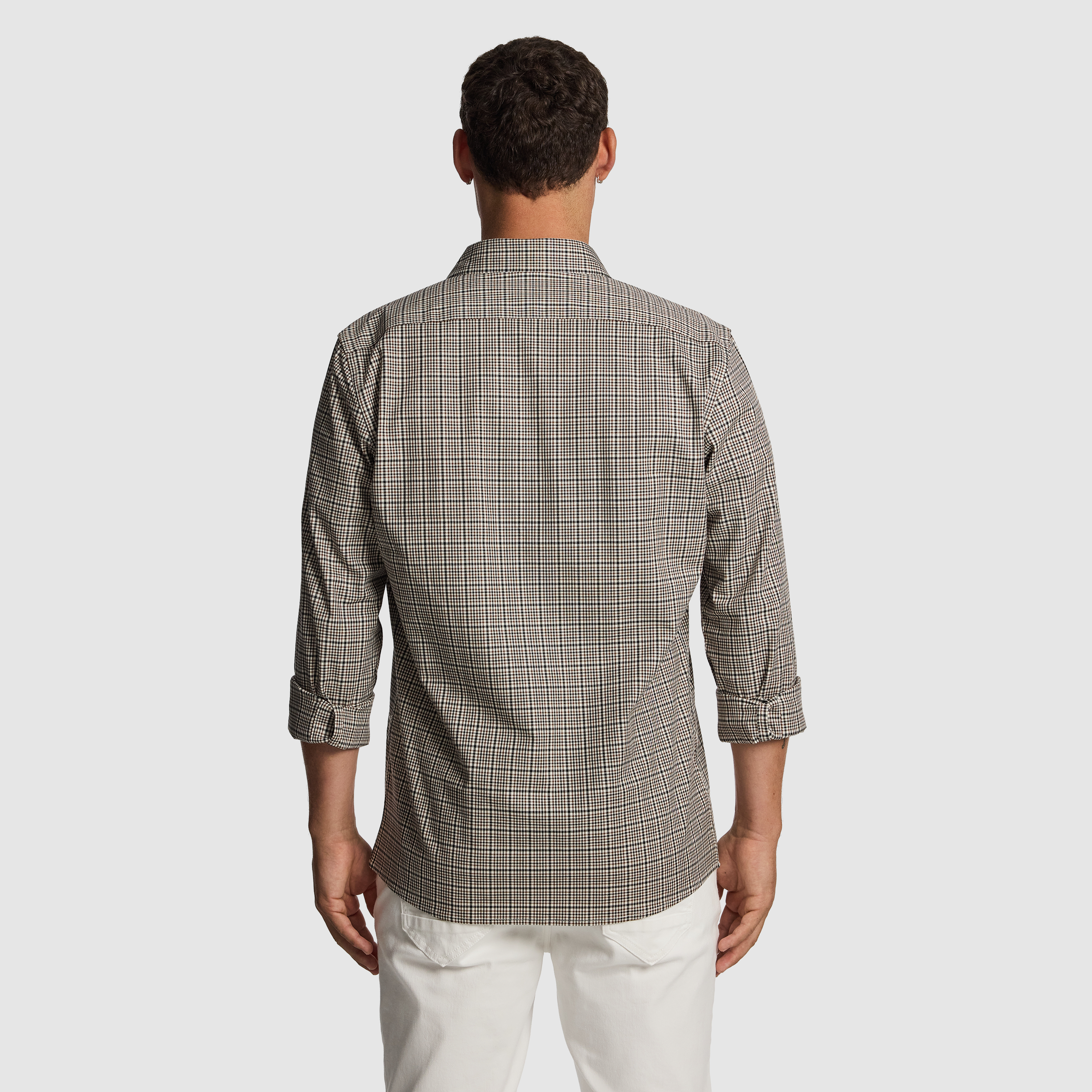 Brown Tate Check Shirt