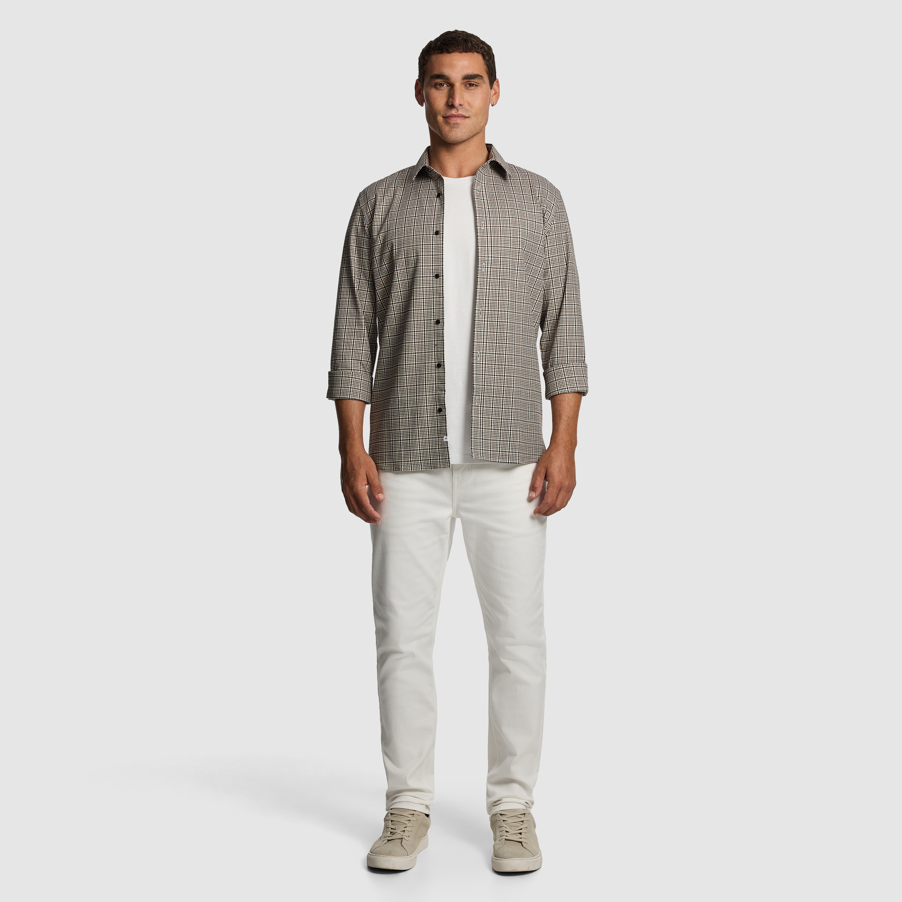 Brown Tate Check Shirt