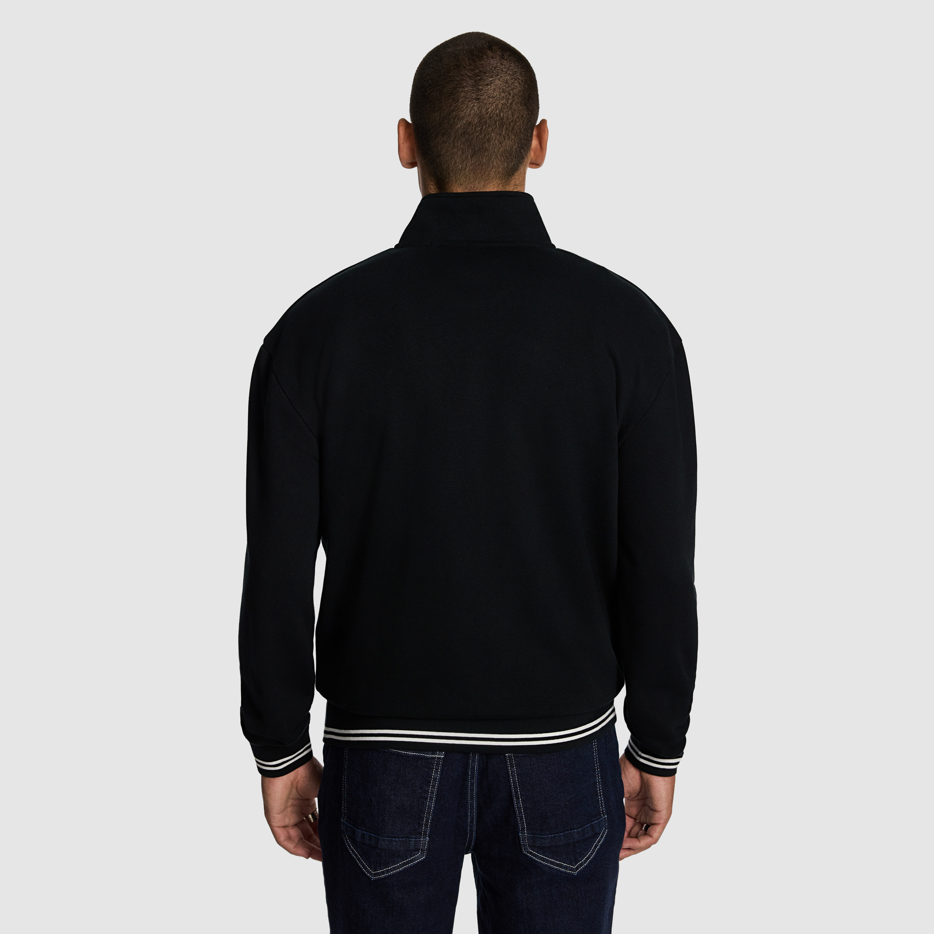 Black Jett 1/4 Zip Sweatshirt