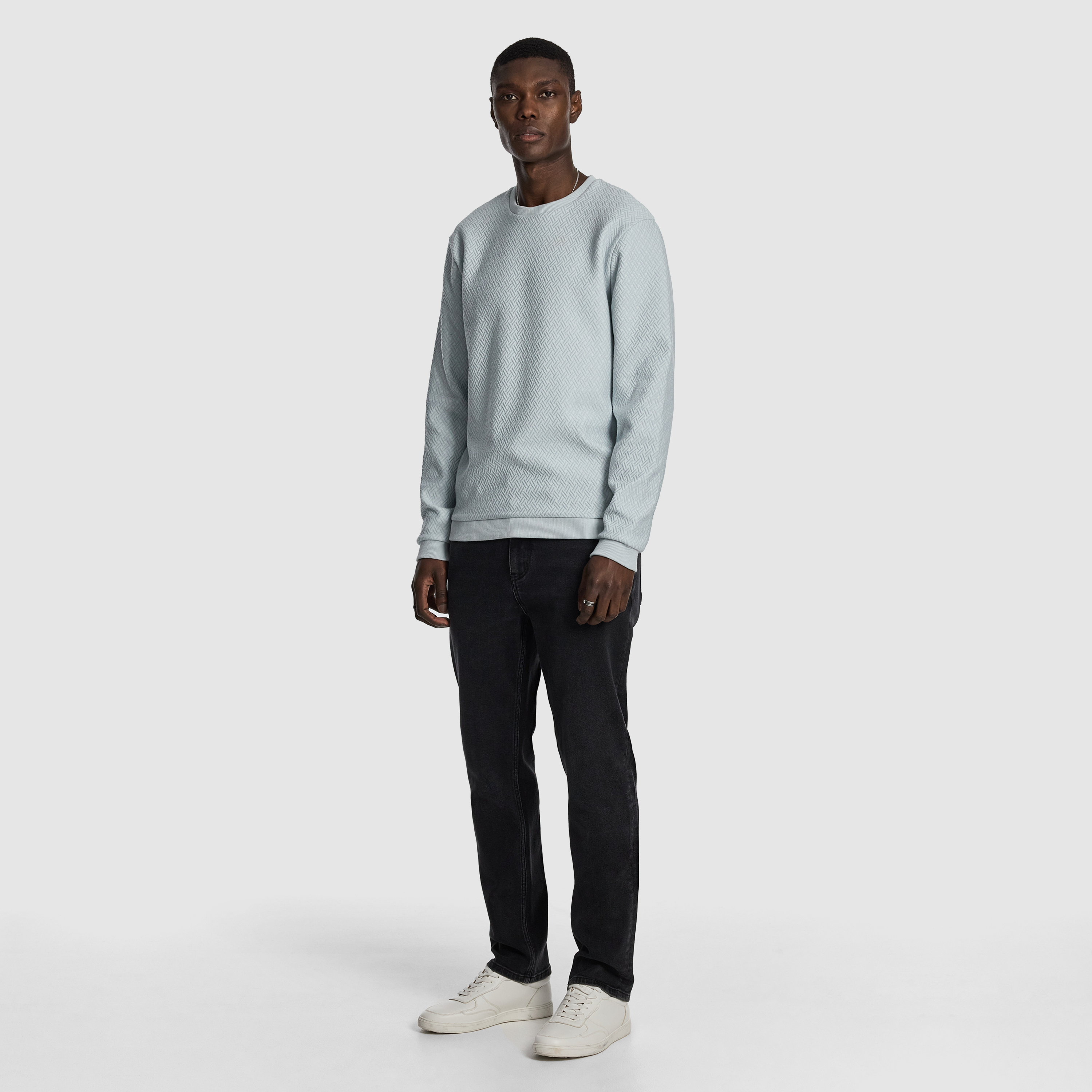 Natural Ryder Textured Sweatshirt