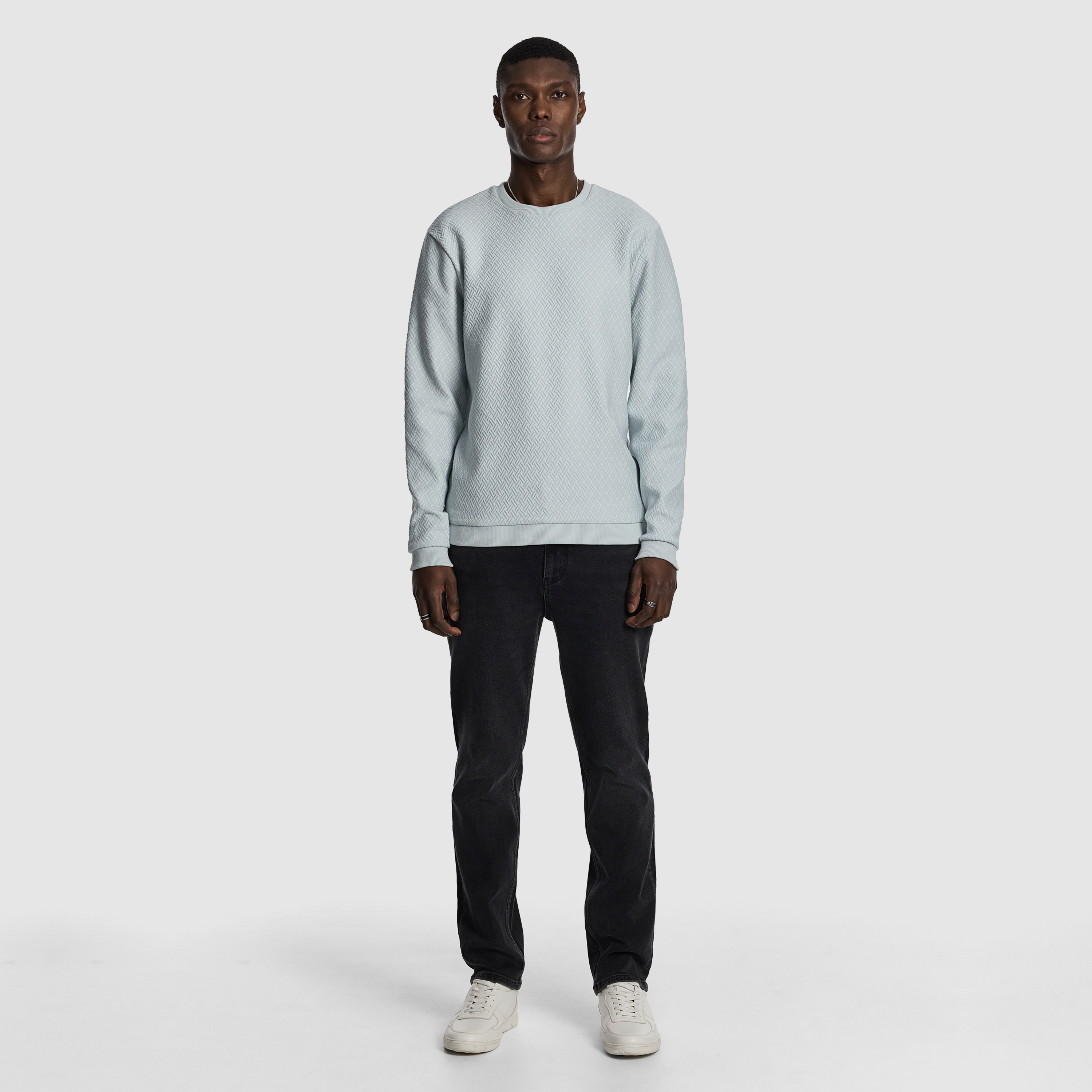 Natural Ryder Textured Sweatshirt