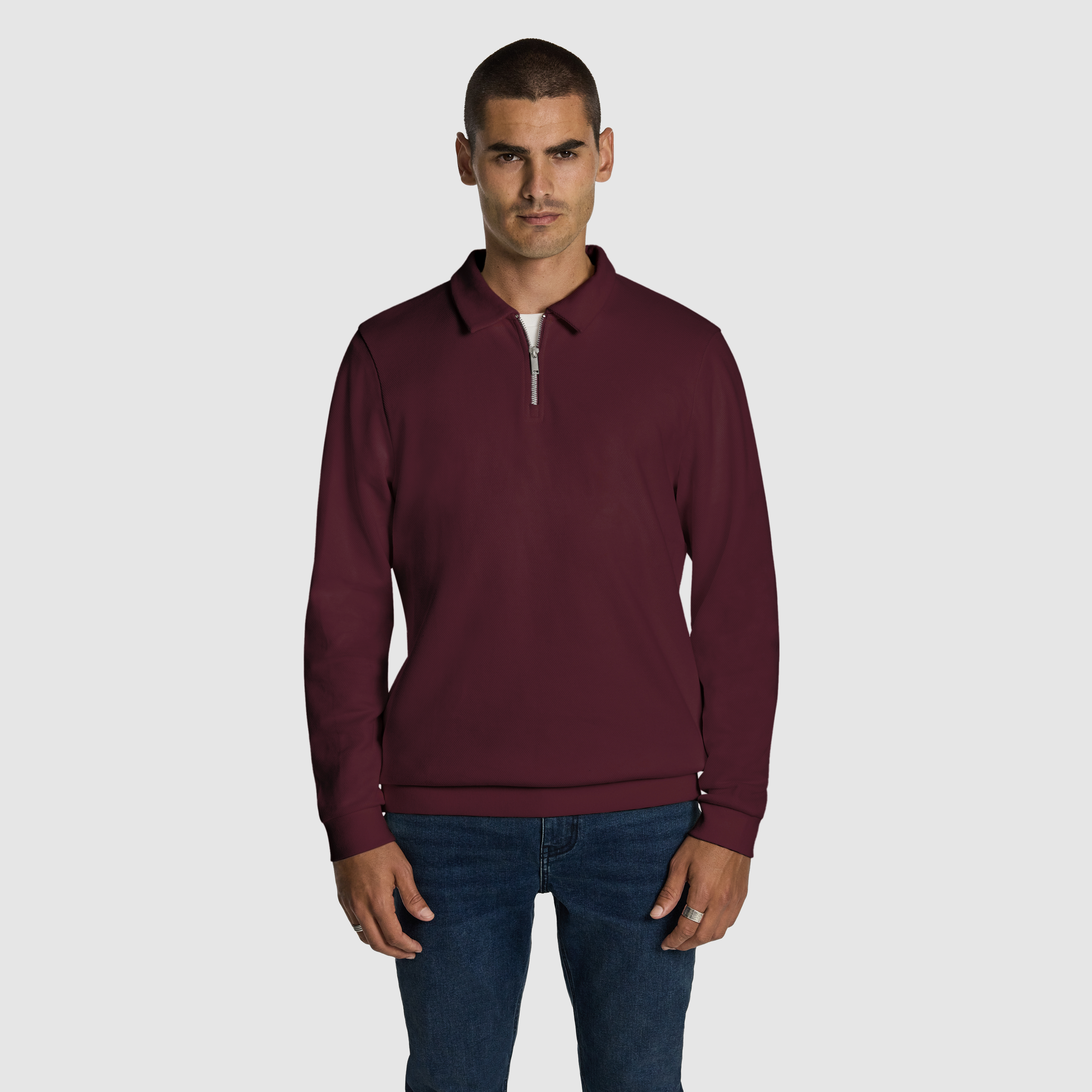 Cole Long Sleeve Polo Jumper