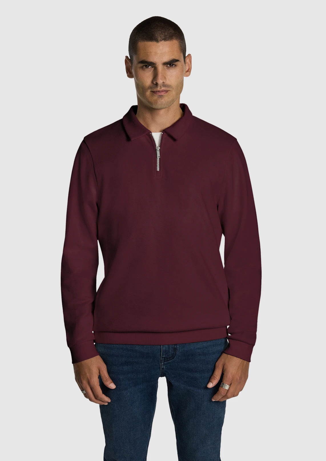 Cole Long Sleeve Polo Jumper