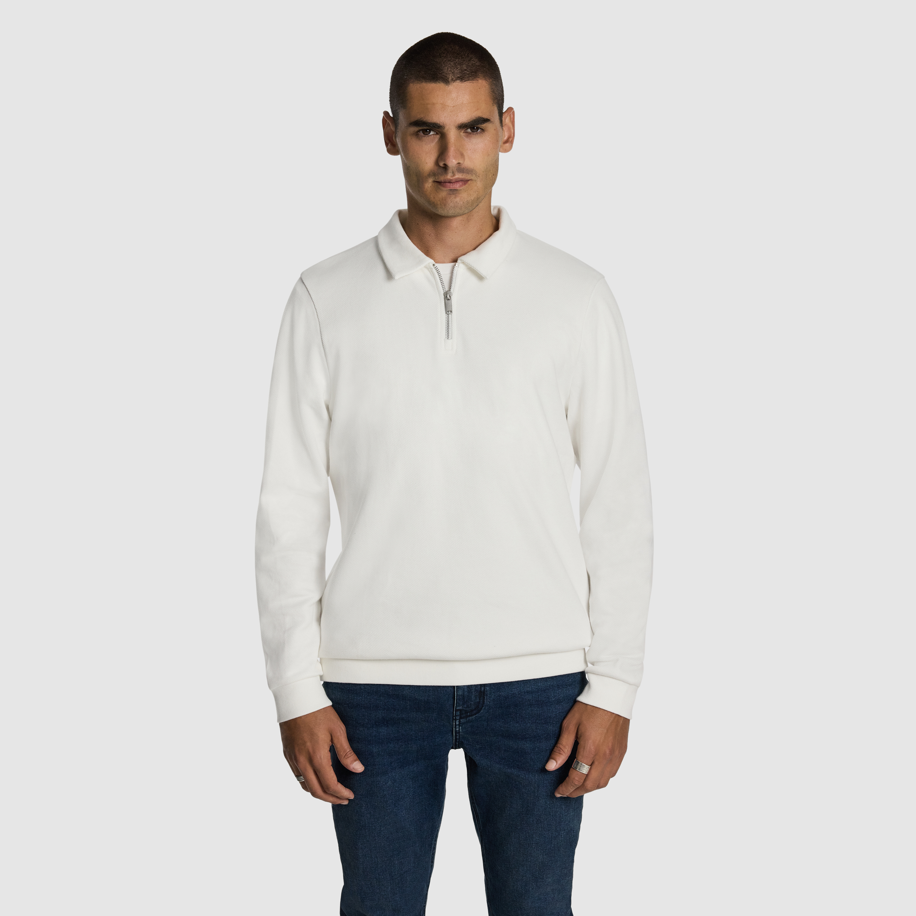 Cole Long Sleeve Polo Jumper