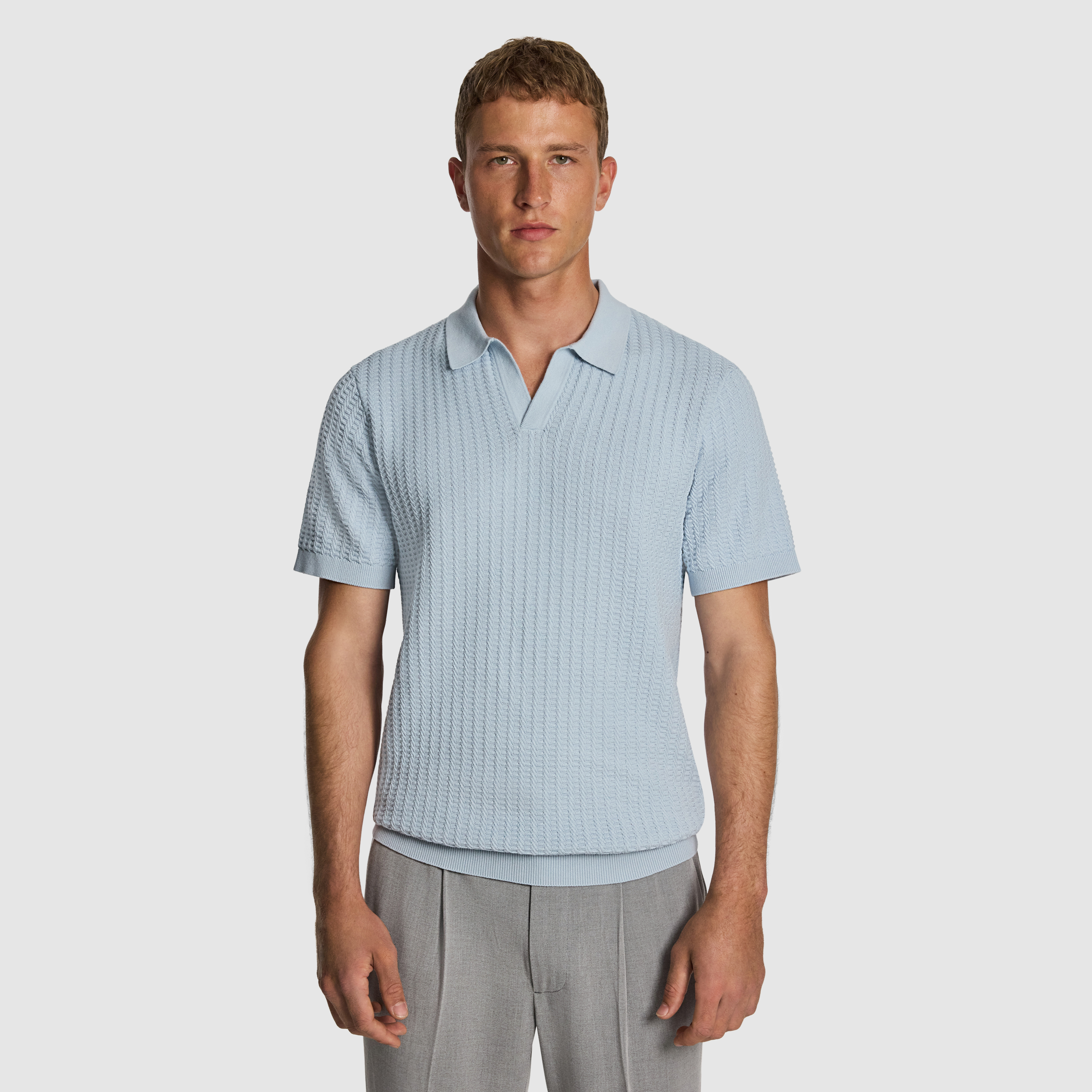 Salford Knitted Polo Shirt