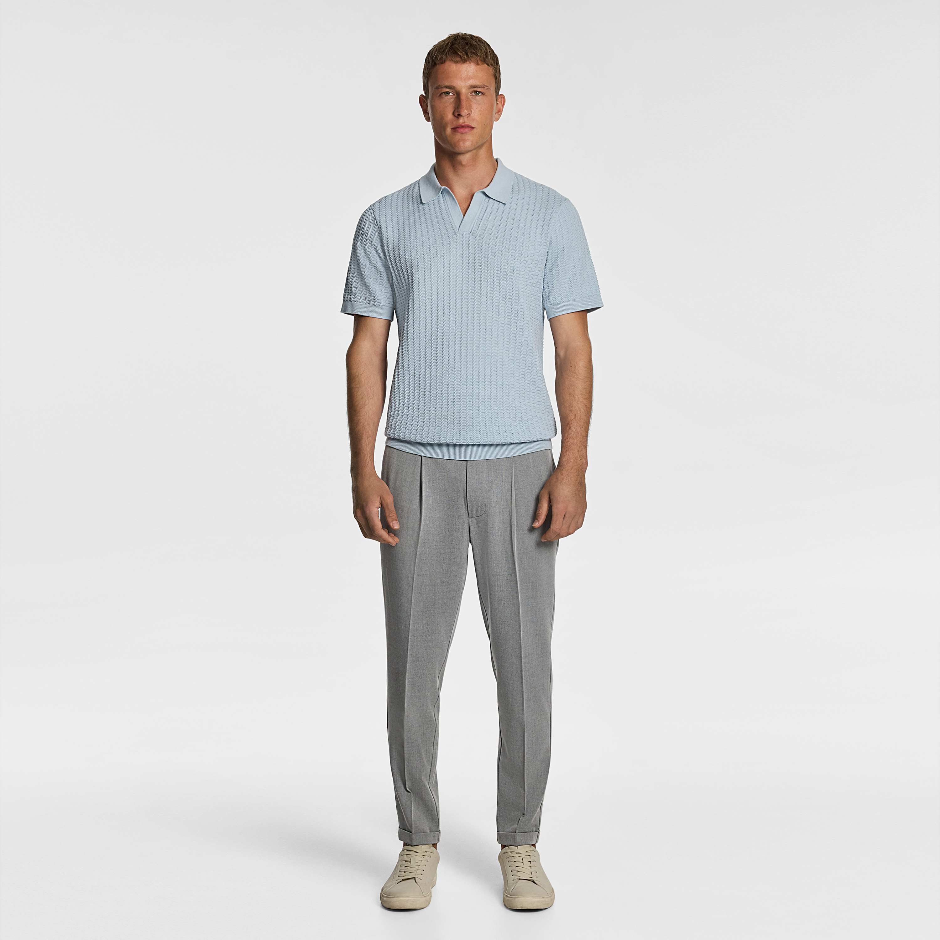 Salford Knitted Polo Shirt