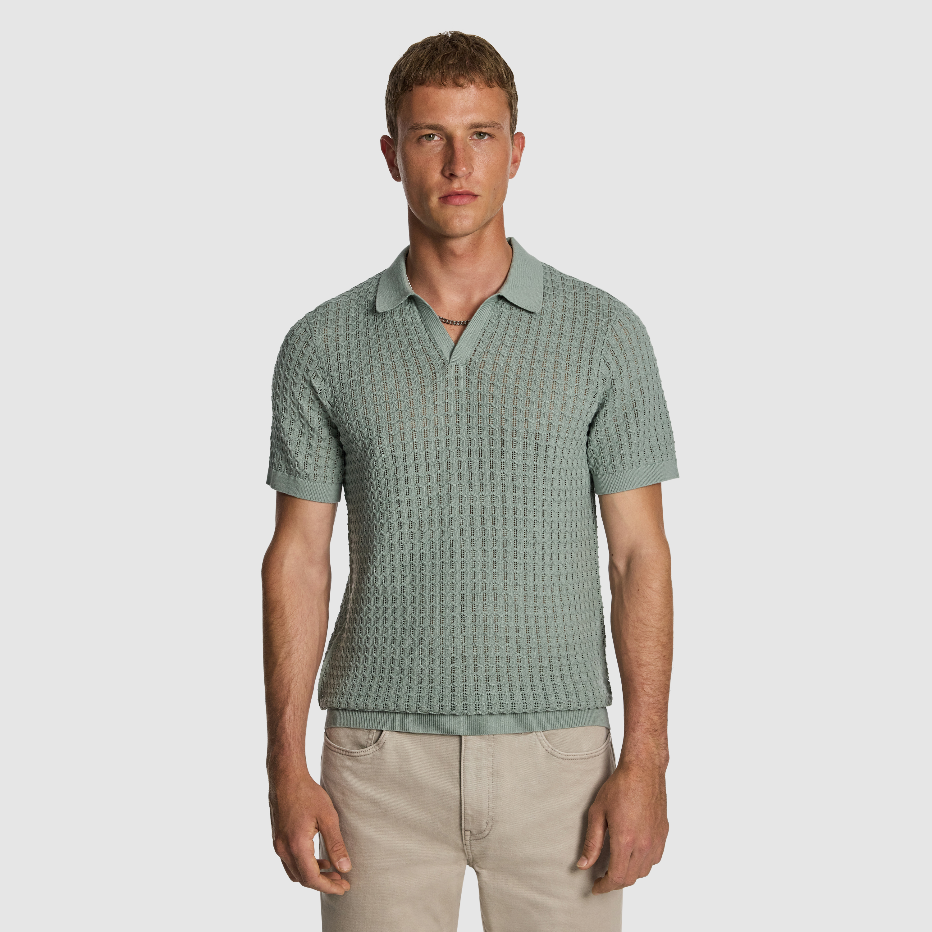 Ned Knitted Polo Shirt