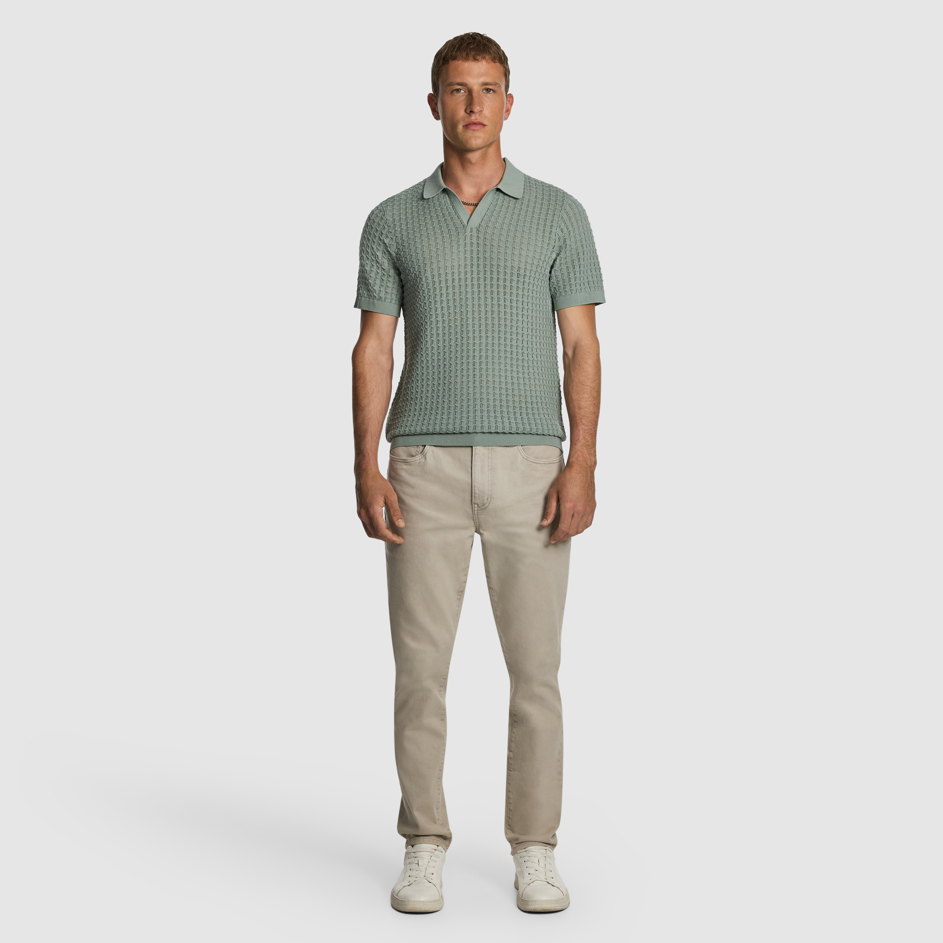 Ned Knitted Polo Shirt