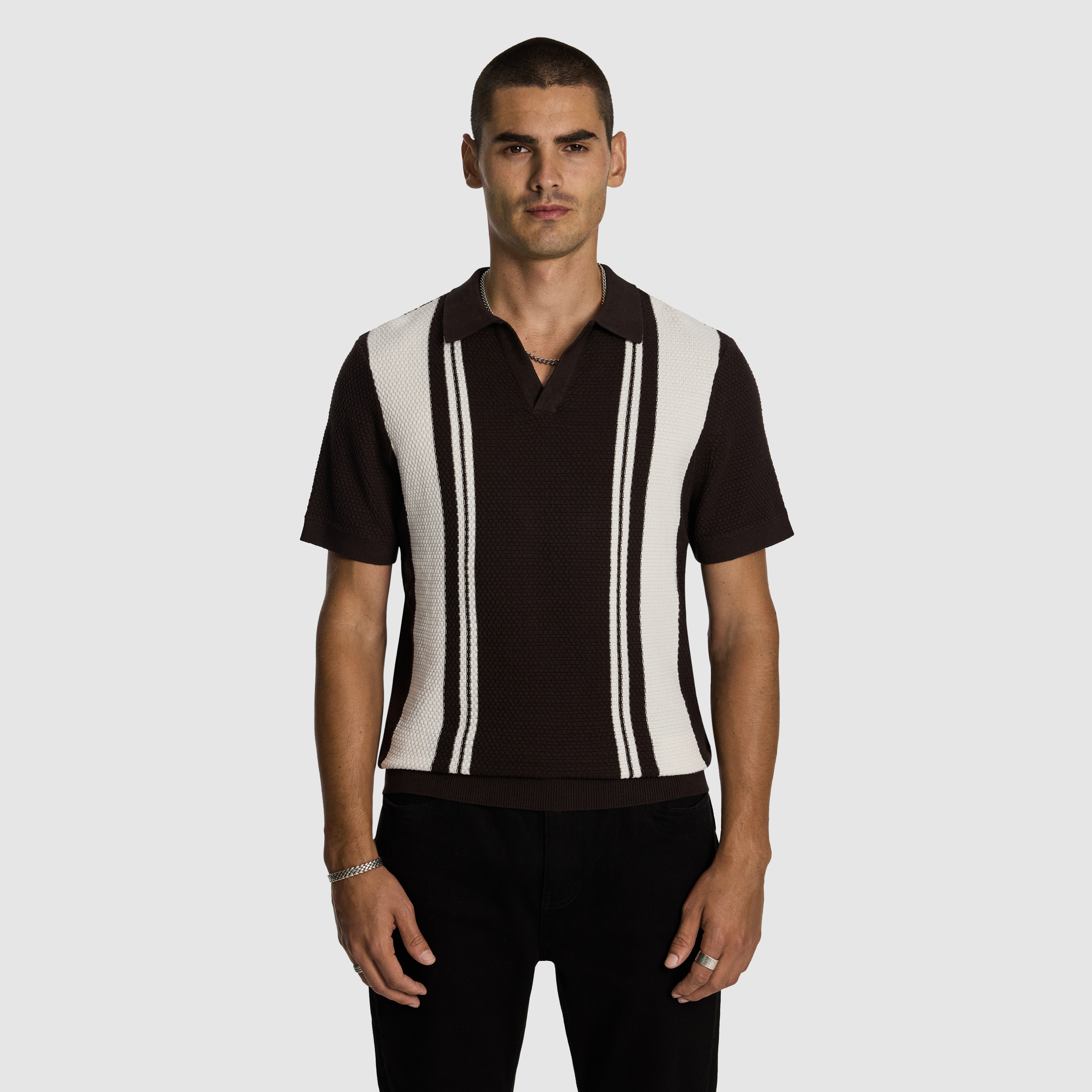 Tiverton Knitted Polo Shirt