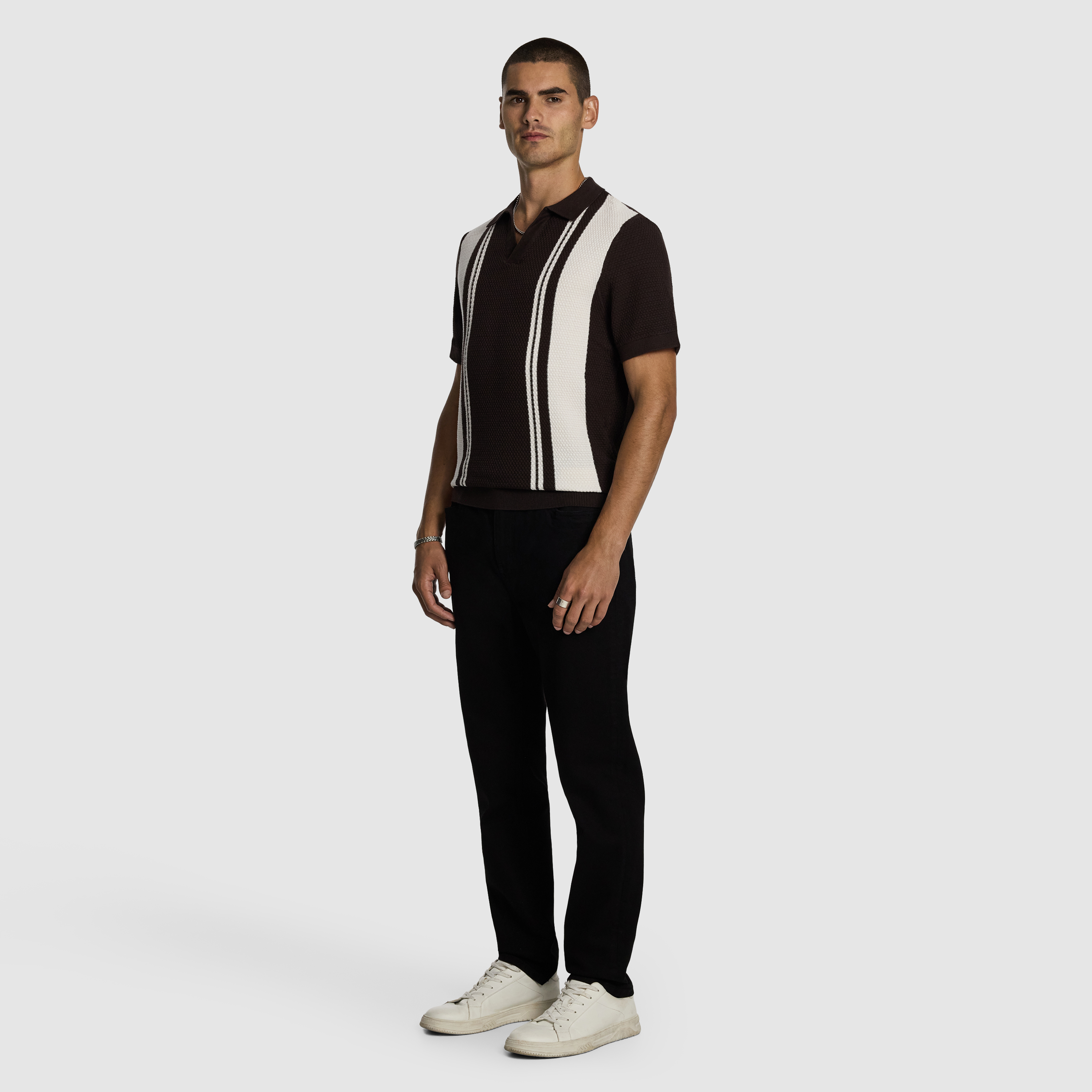 Tiverton Knitted Polo Shirt