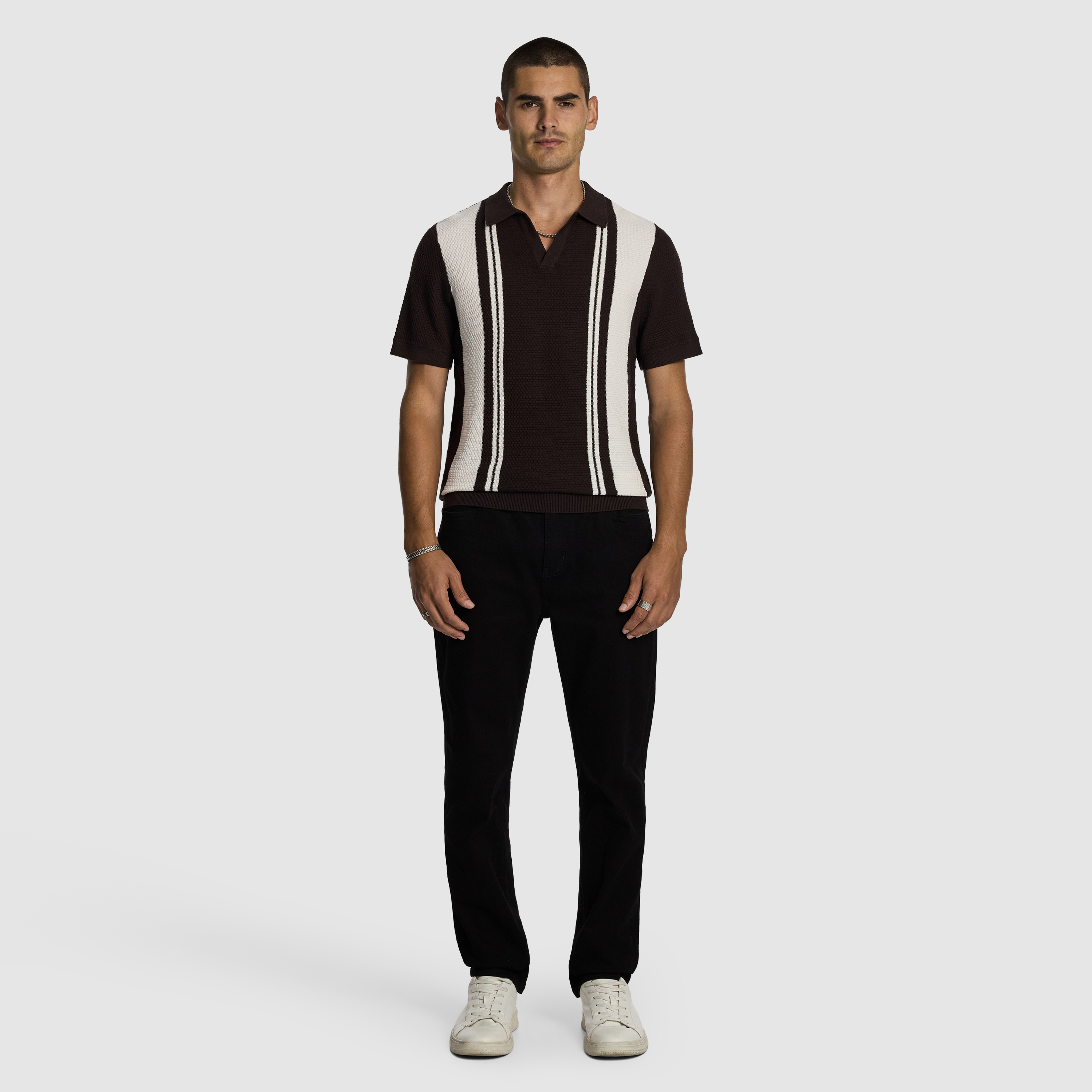 Tiverton Knitted Polo Shirt