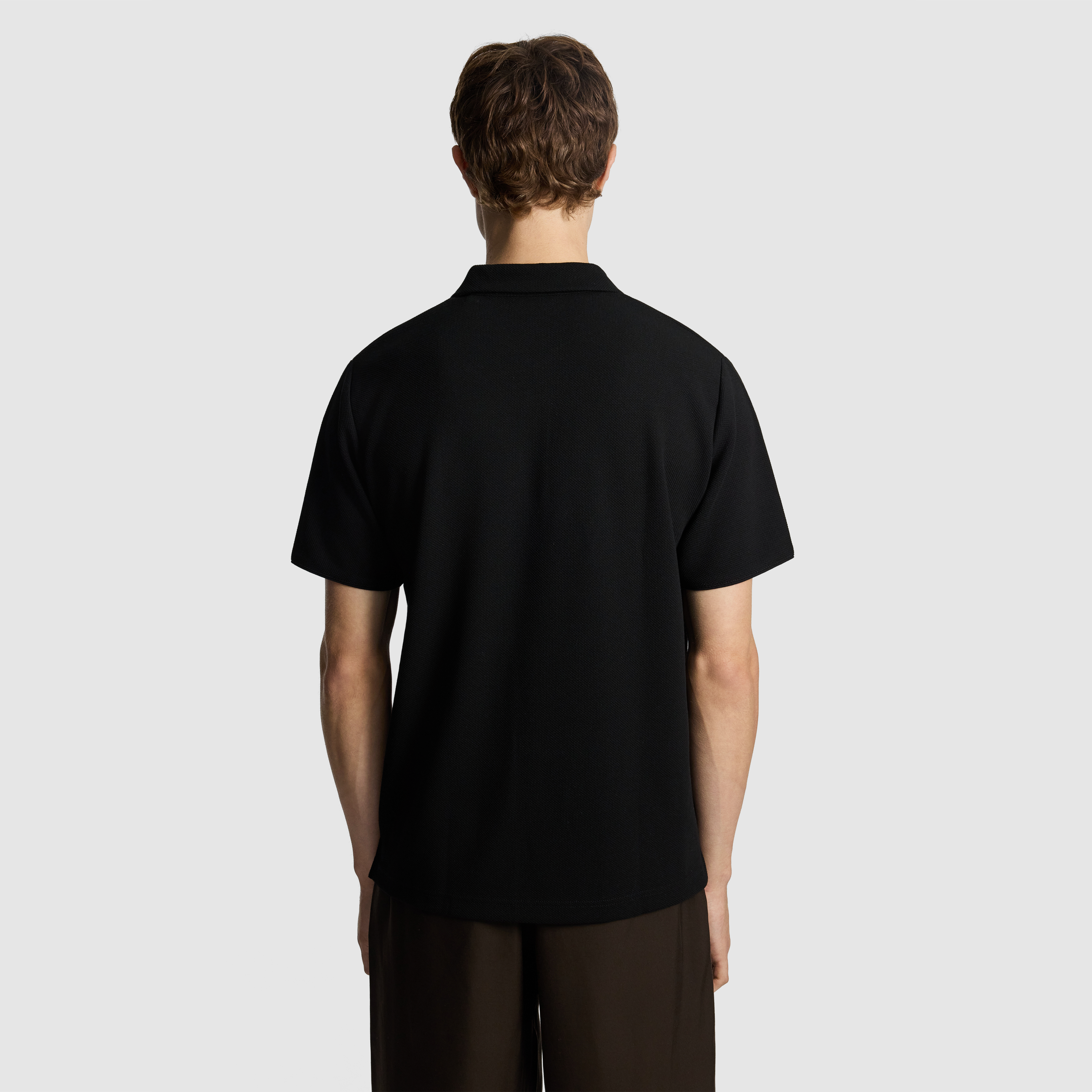 Black Oasis Jersey Polo Shirt