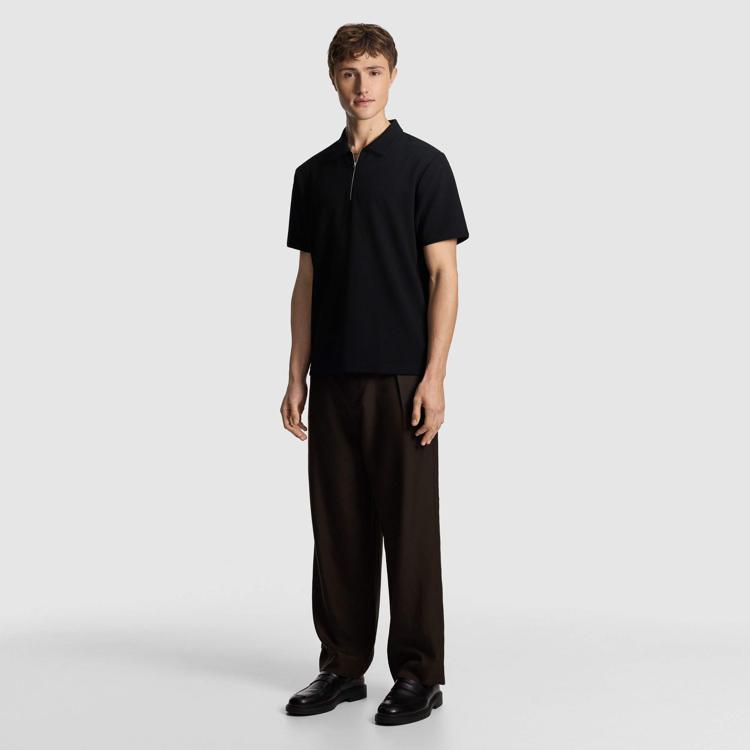 Black Oasis Jersey Polo Shirt
